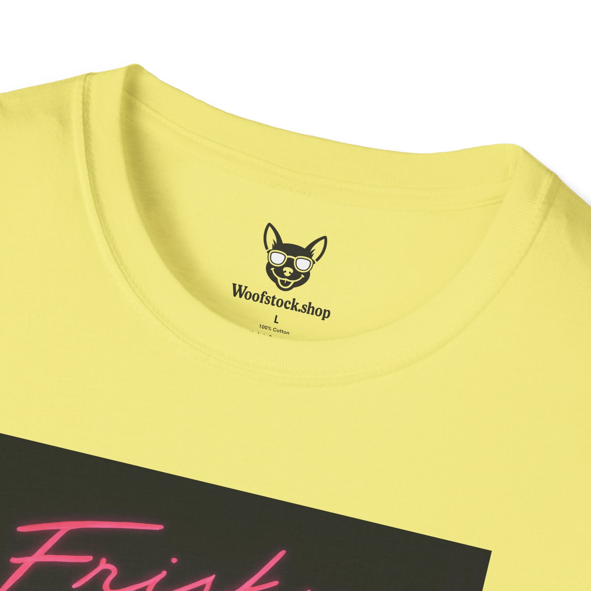 Risky Business Movie Poster Dog Parody Unisex Softstyle T-Shirt -- Funny Dog Movie Tee for Film and Dog Lovers