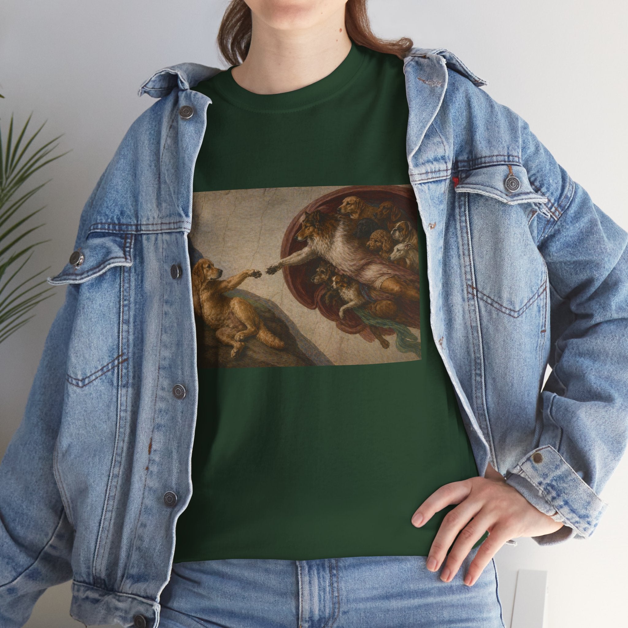 The Creation of Paw-dam -- Funny Shirt for Dog and Art Lovers