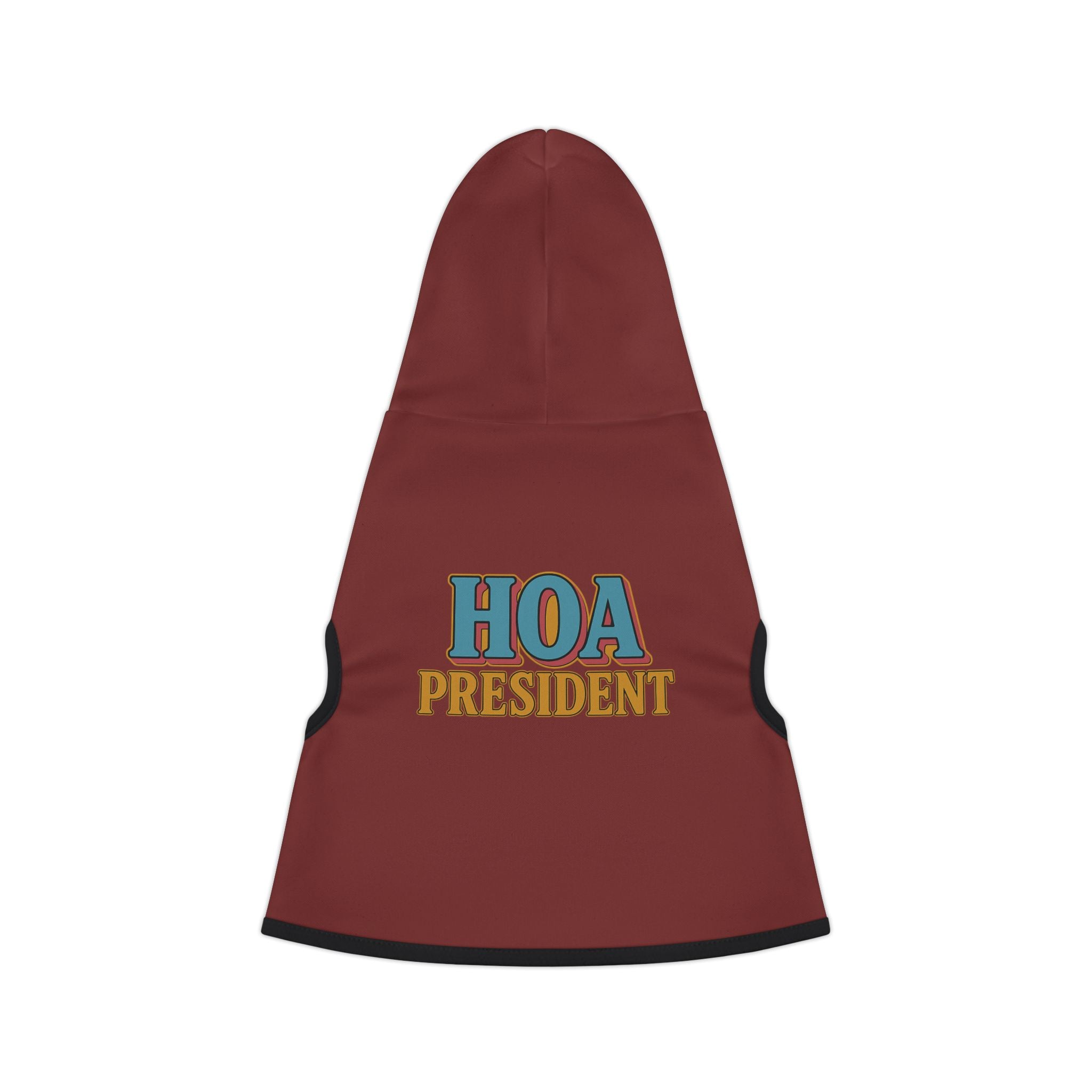 HOA President Dog Hoodie – Funny Pet Sweatshirt for Uptight Neighborhood Watch Dogs