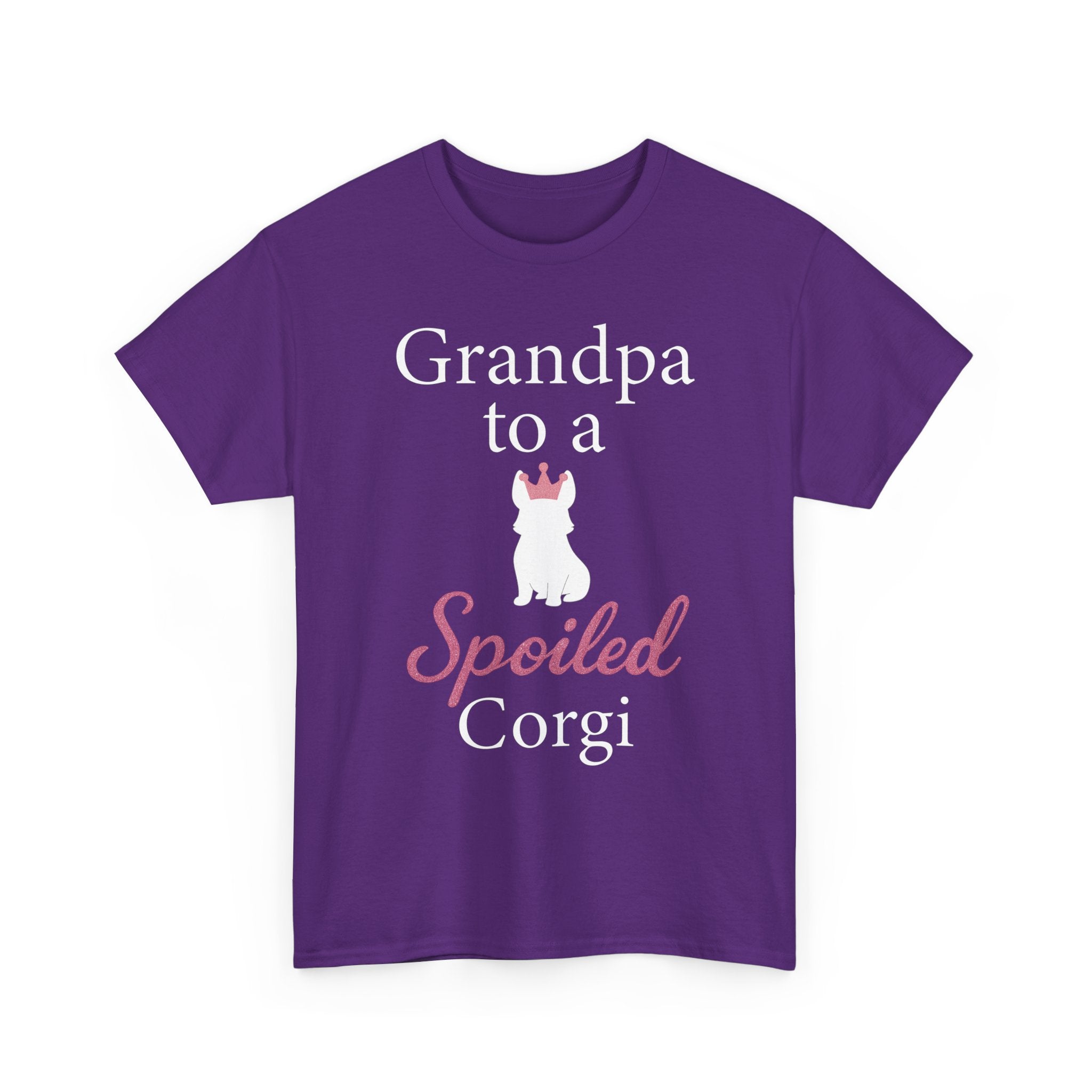 Grandpa to a Spoiled Corgi T-Shirt — Funny Shirt for Dog Lovers