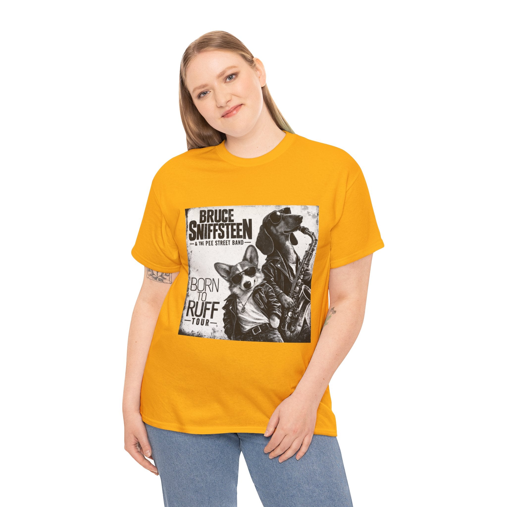 Bruce Sniffsteen & the Pee Street Band Shirt -- Funny Bruce Springsteen 2026 Tour Shirt Parody