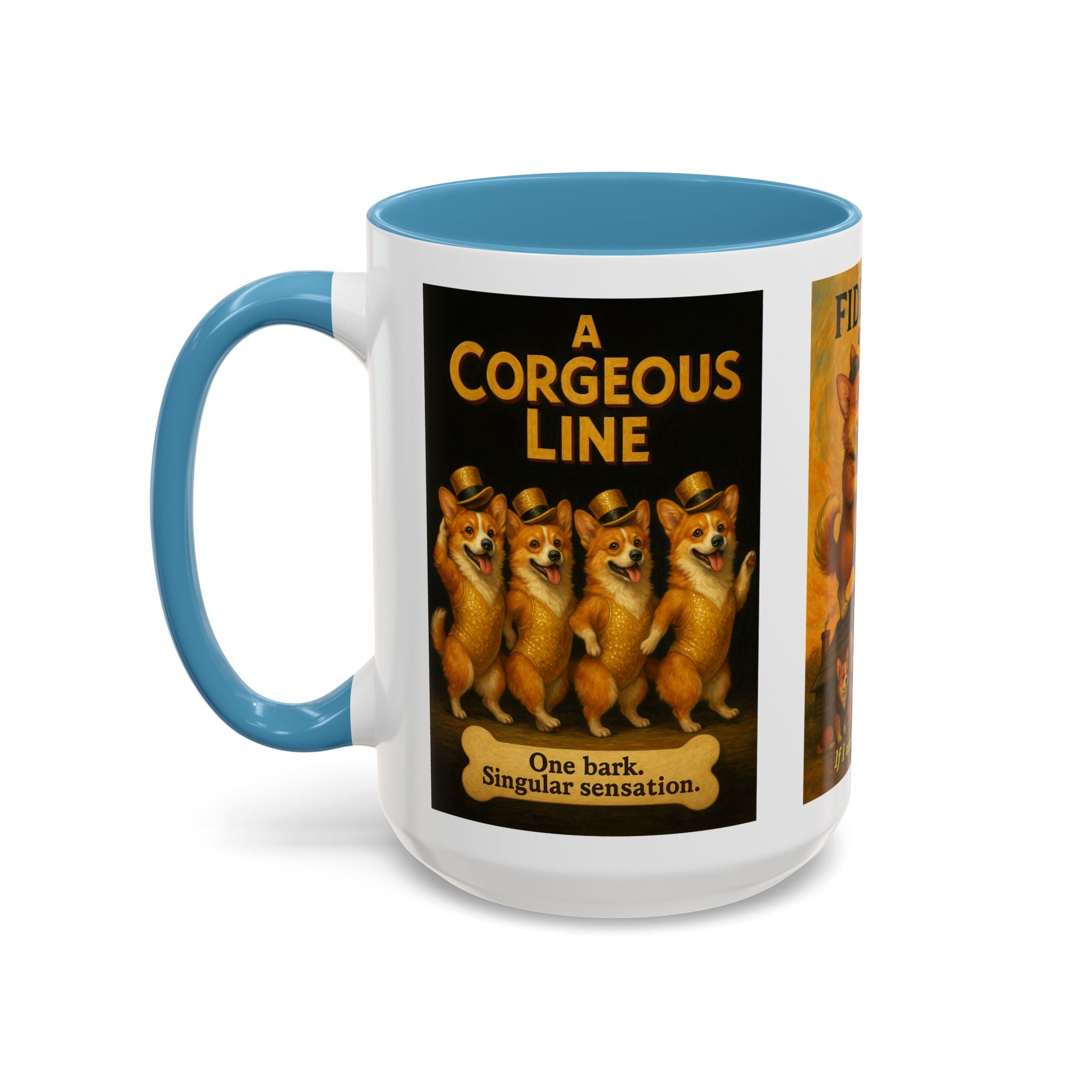 Broadway Dog Parody Mug – Funny Chicago, Fiddler & A Chorus Line Musical Gift