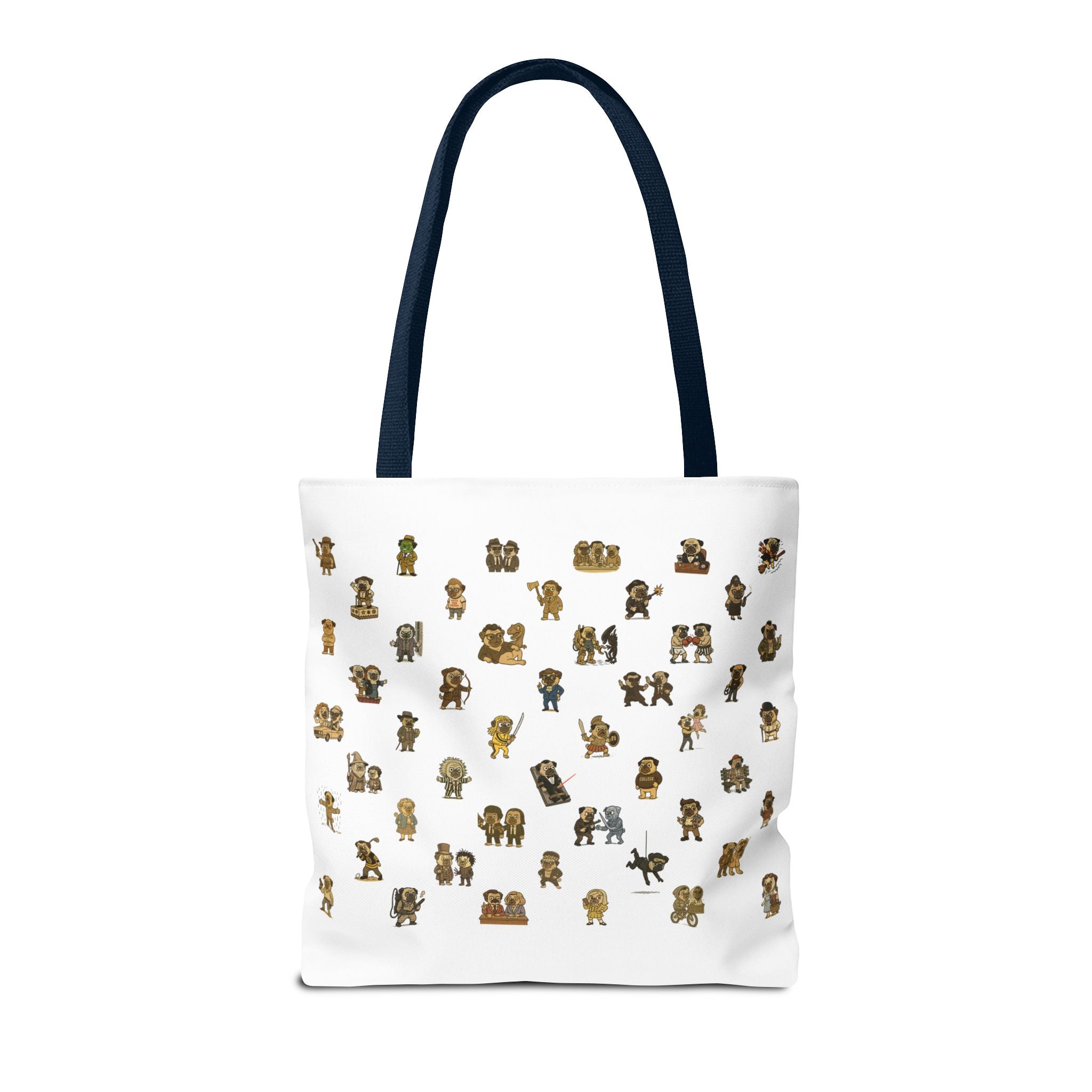 Movie Pugs Tote Bag – Hilarious Bag for Dog Lovers and Cinema Fans