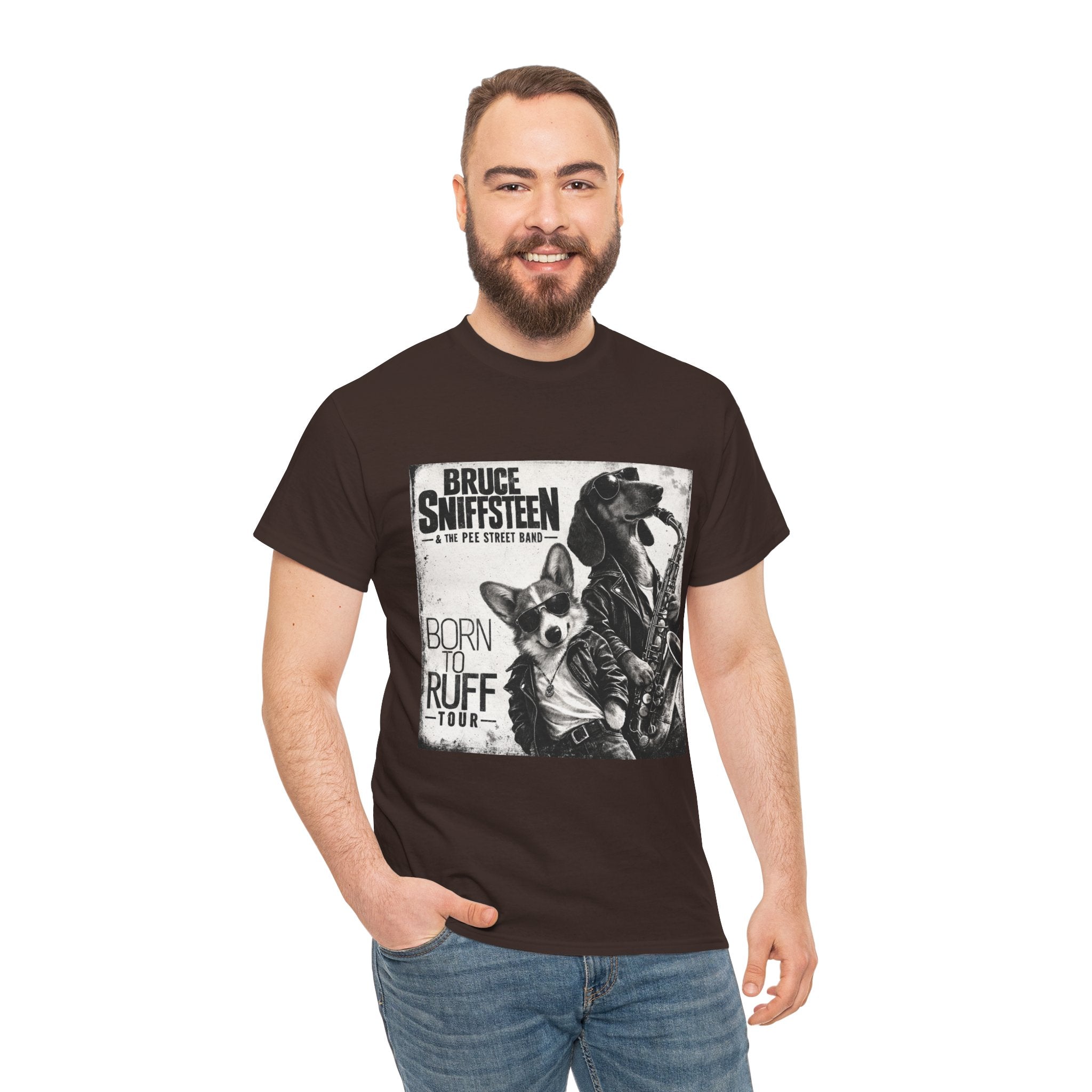 Bruce Sniffsteen & the Pee Street Band Shirt -- Funny Bruce Springsteen 2026 Tour Shirt Parody
