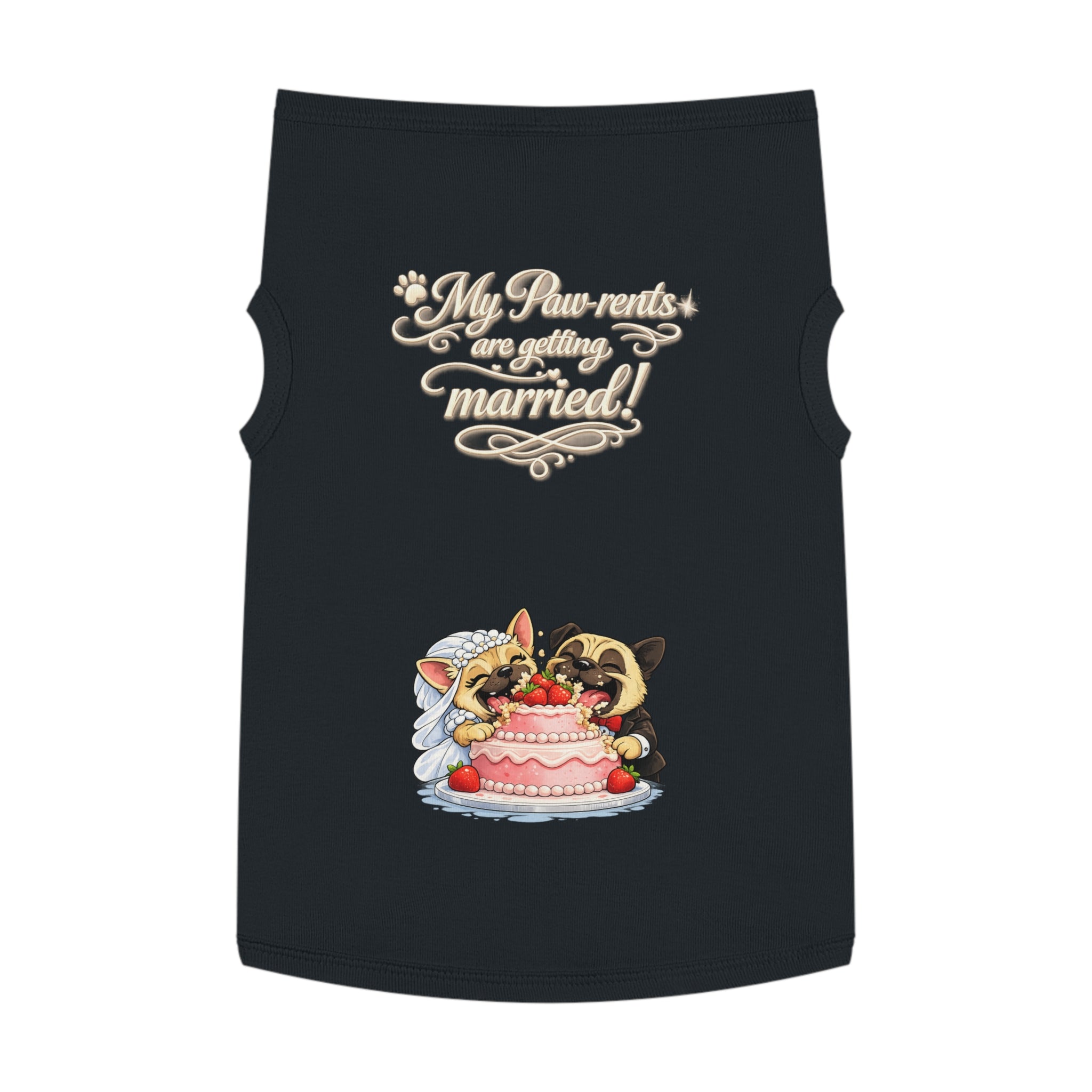 Engagement Gift for Dog Lovers -- My Pawrents Are Getting Married Dog Shirt Wedding Gift (Pug)
