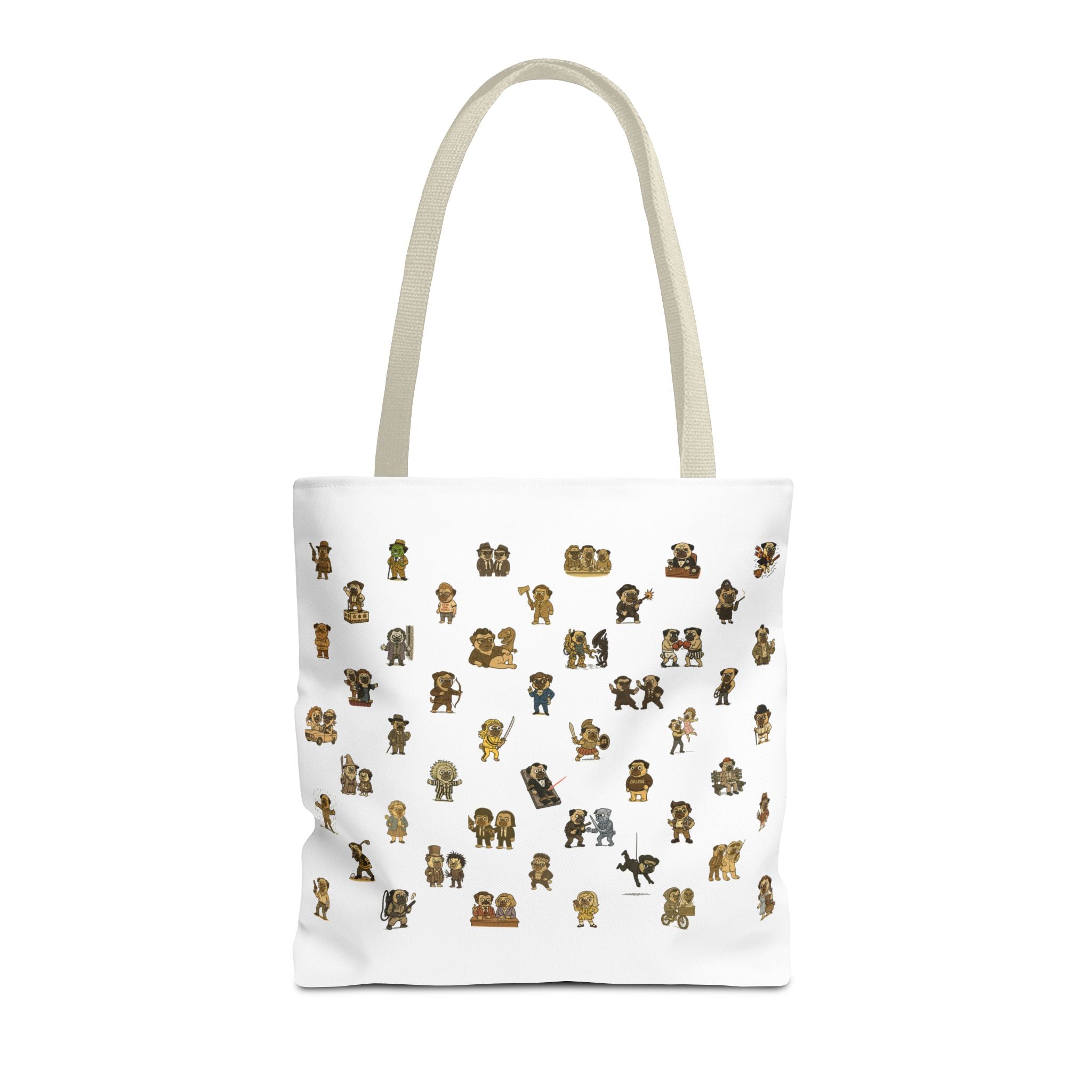 Movie Pugs Tote Bag – Hilarious Bag for Dog Lovers and Cinema Fans