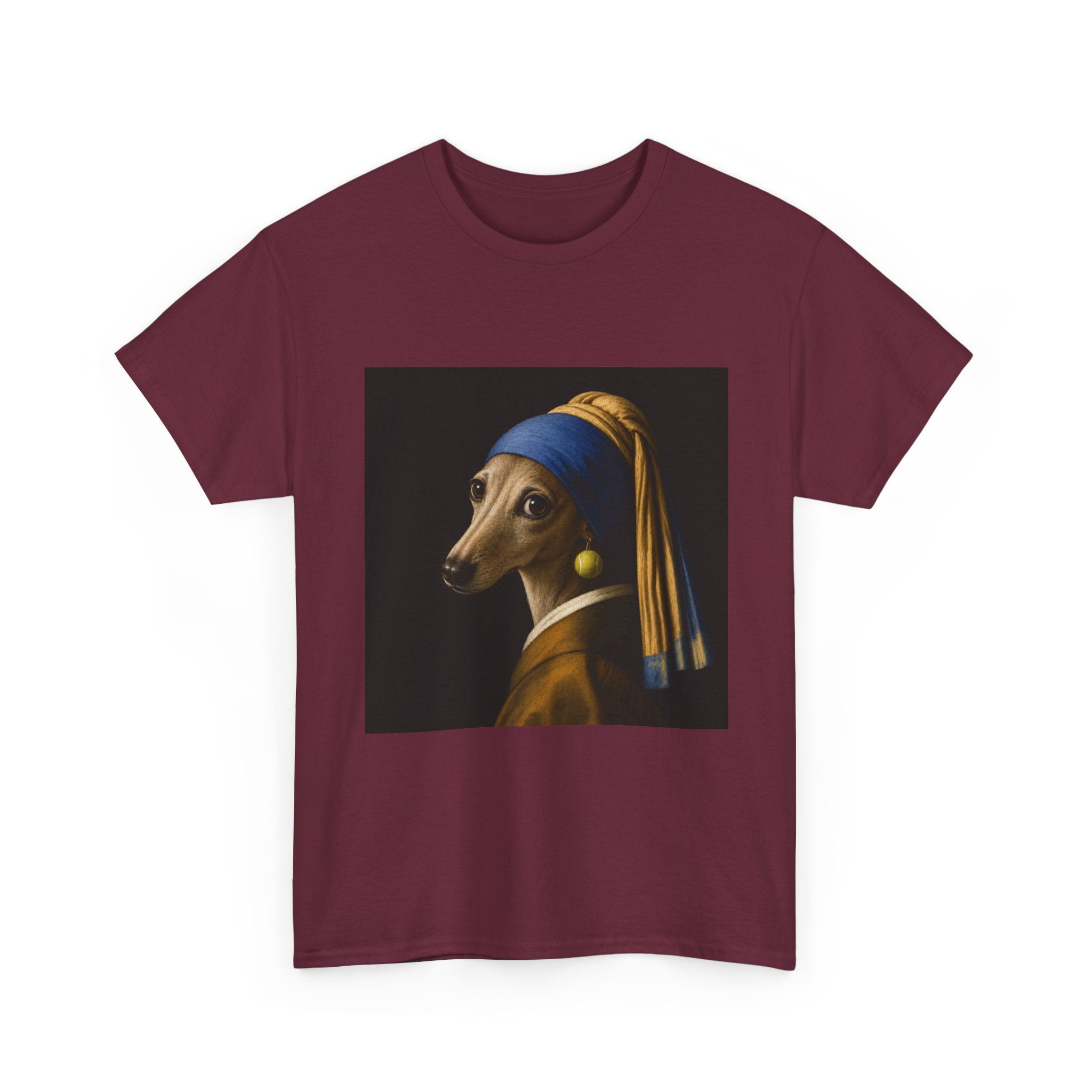 The Girl With the Fuzzy Earring -- Funny Shirt for Dog and Art Lovers