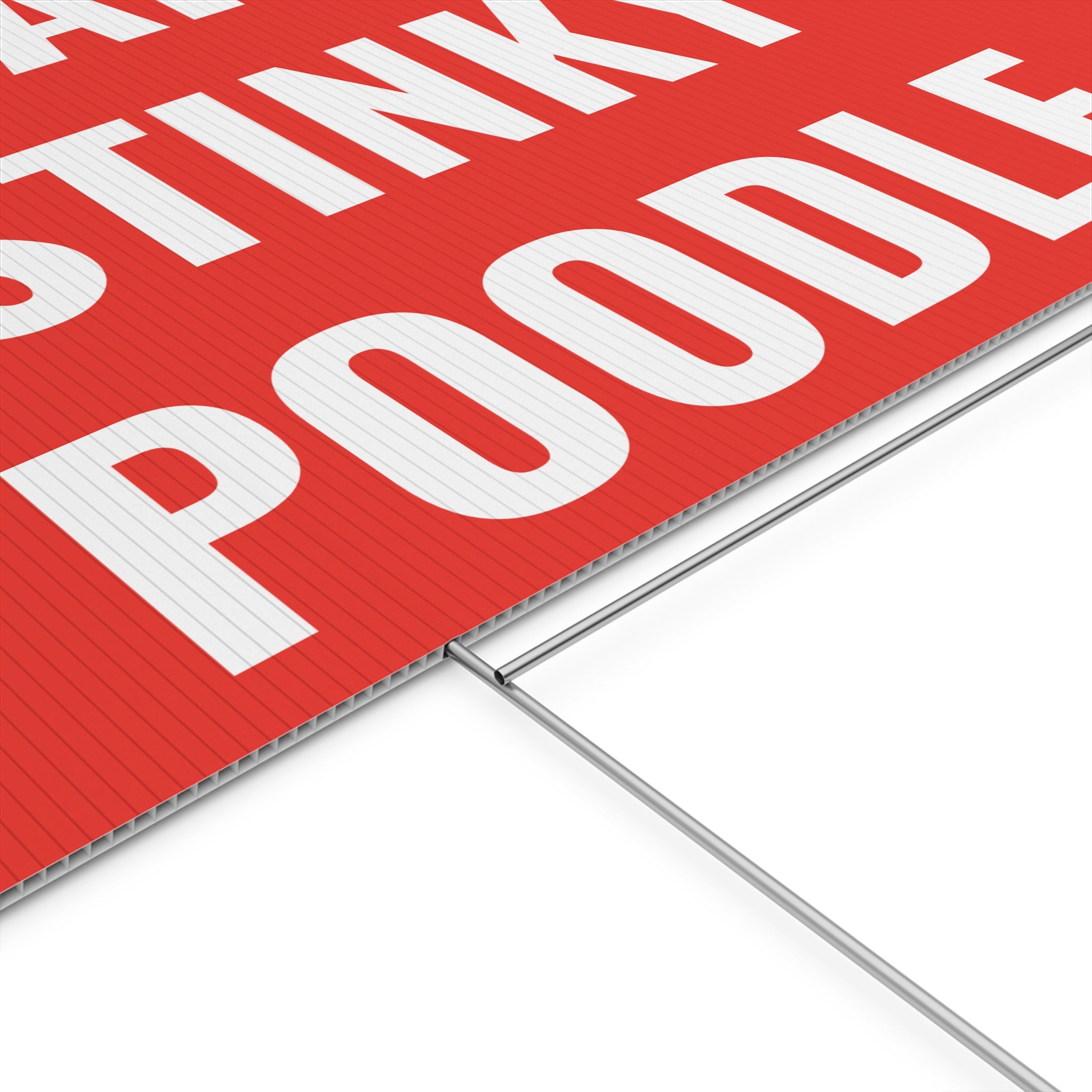Copy of Copy of Copy of Copy of Beware of Anxious Chihuahua Yard Sign - Funny Dog Warning Plastic Lawn Sign