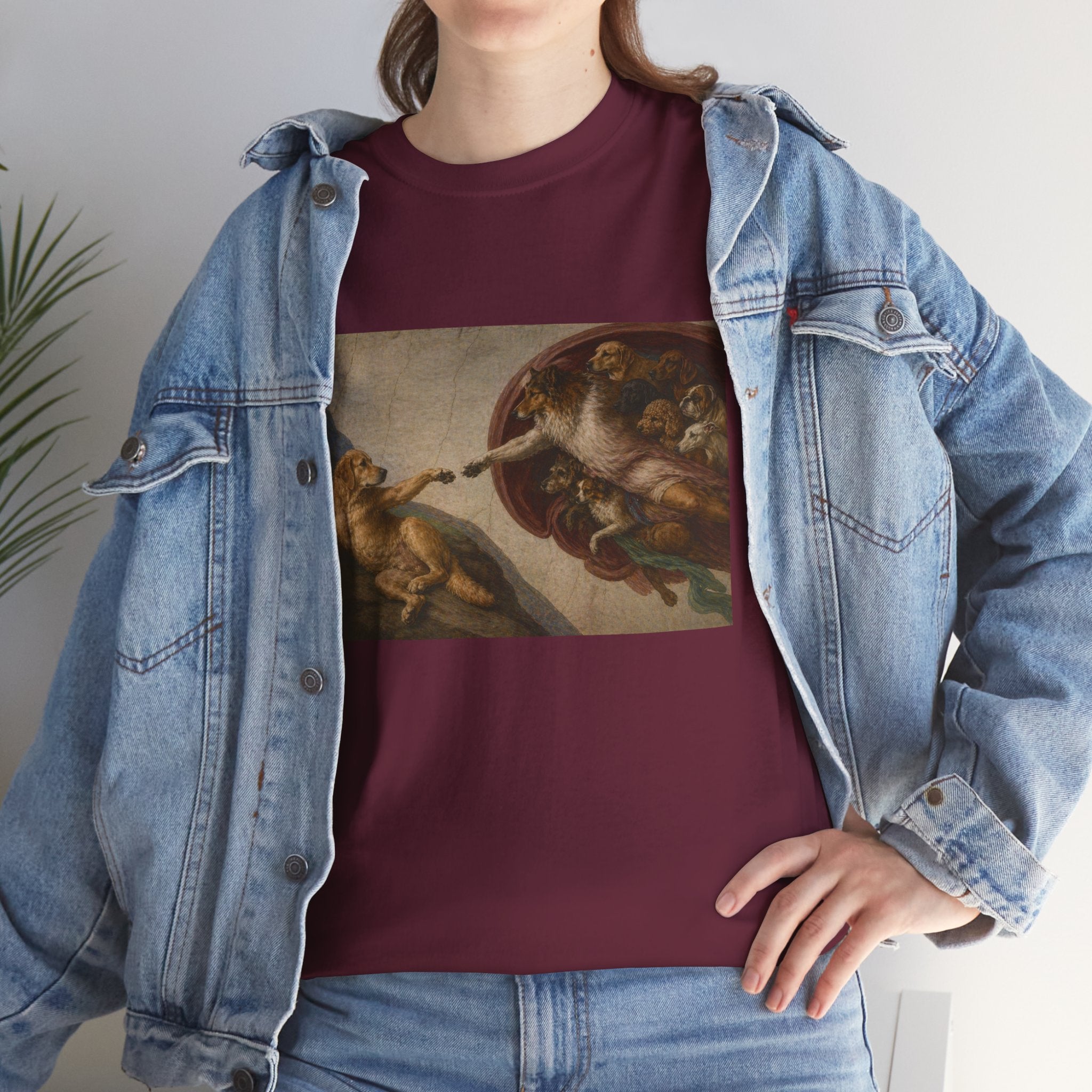 The Creation of Paw-dam -- Funny Shirt for Dog and Art Lovers