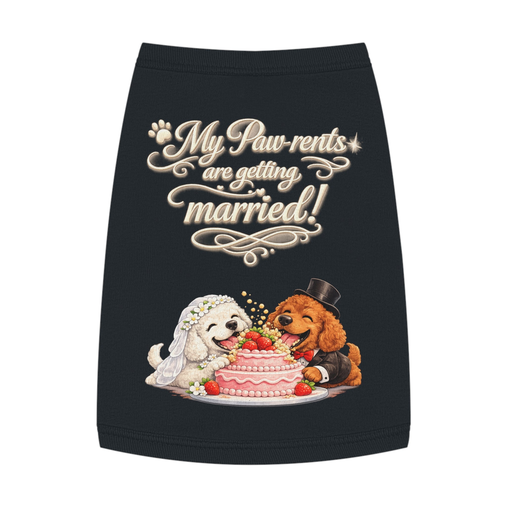 Engagement Gift for Dog Lovers -- My Pawrents Are Getting Married Dog Shirt Wedding Gift (Poodle)
