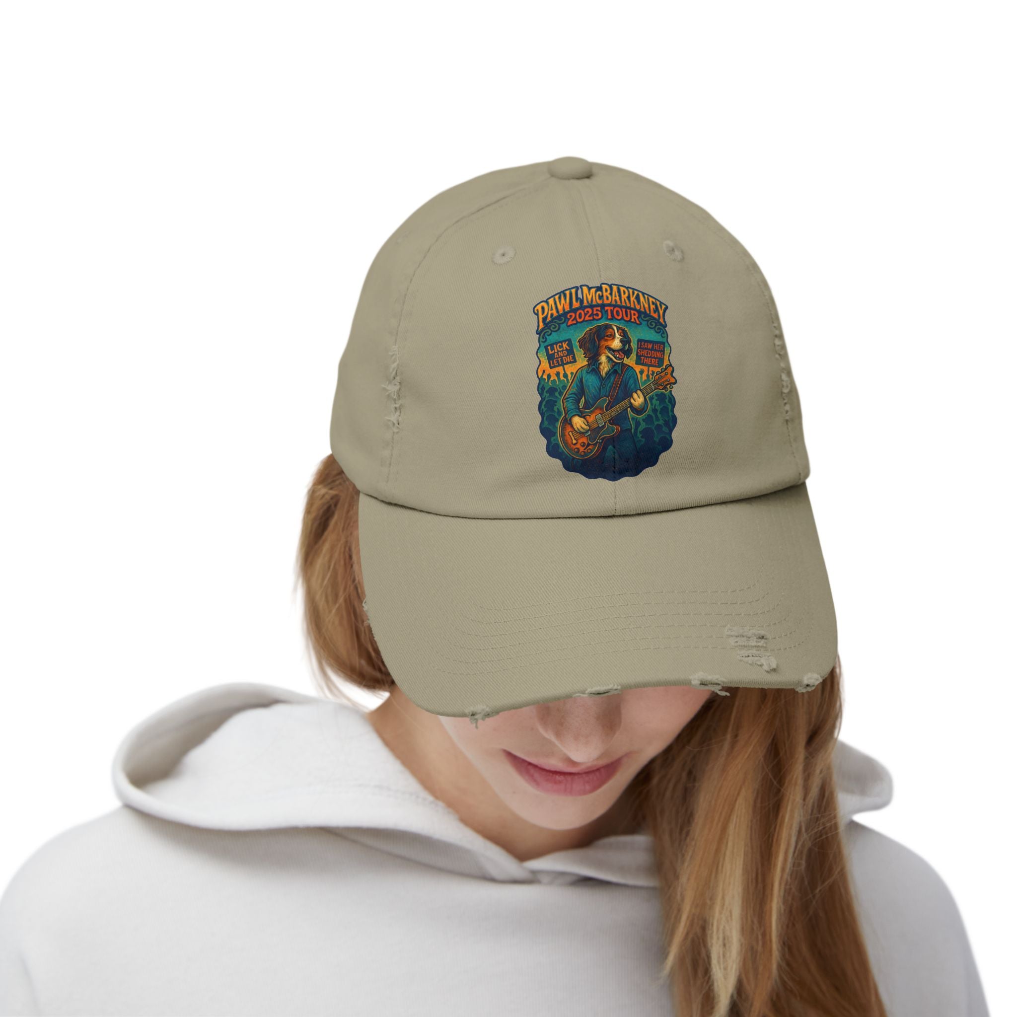 Pawl McBarkney Tour Hat -- Paul McCartney 2025 Tour Merchandise Dog Parody Hat