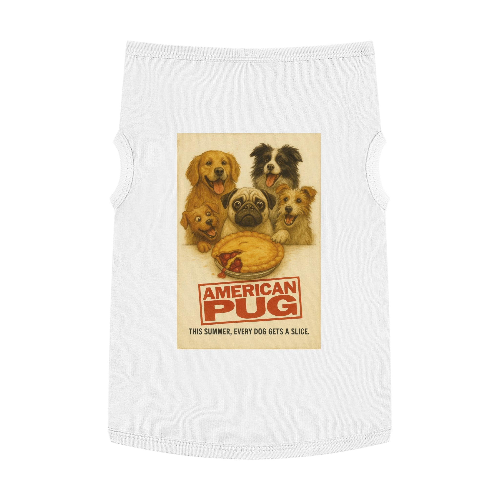 American Pug Pet Tank Top-- Funny Parody Shirt for Dog Lovers