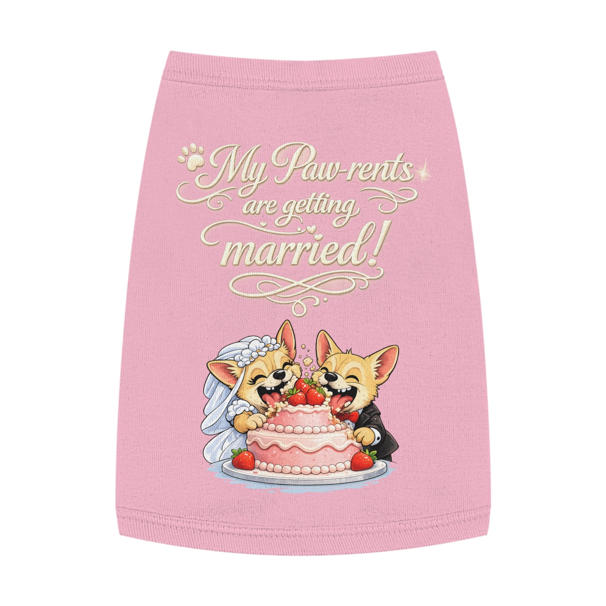 Engagement Gift for Dog Lovers -- My Pawrents Are Getting Married Dog Shirt Wedding Gift (Corgi)