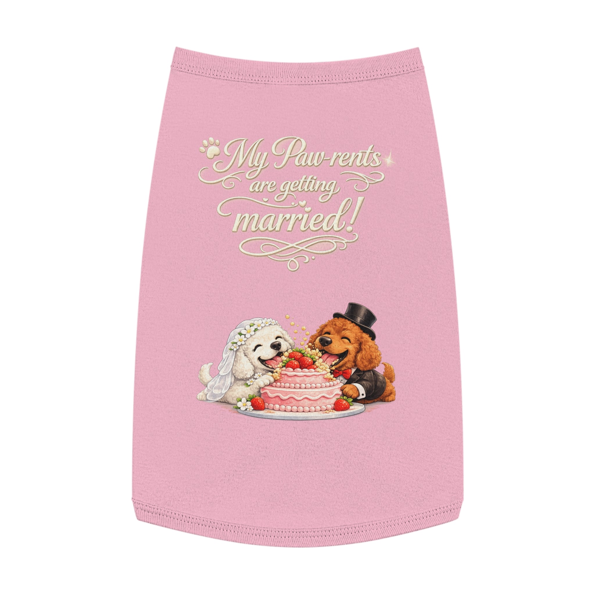 Engagement Gift for Dog Lovers -- My Pawrents Are Getting Married Dog Shirt Wedding Gift (Poodle)