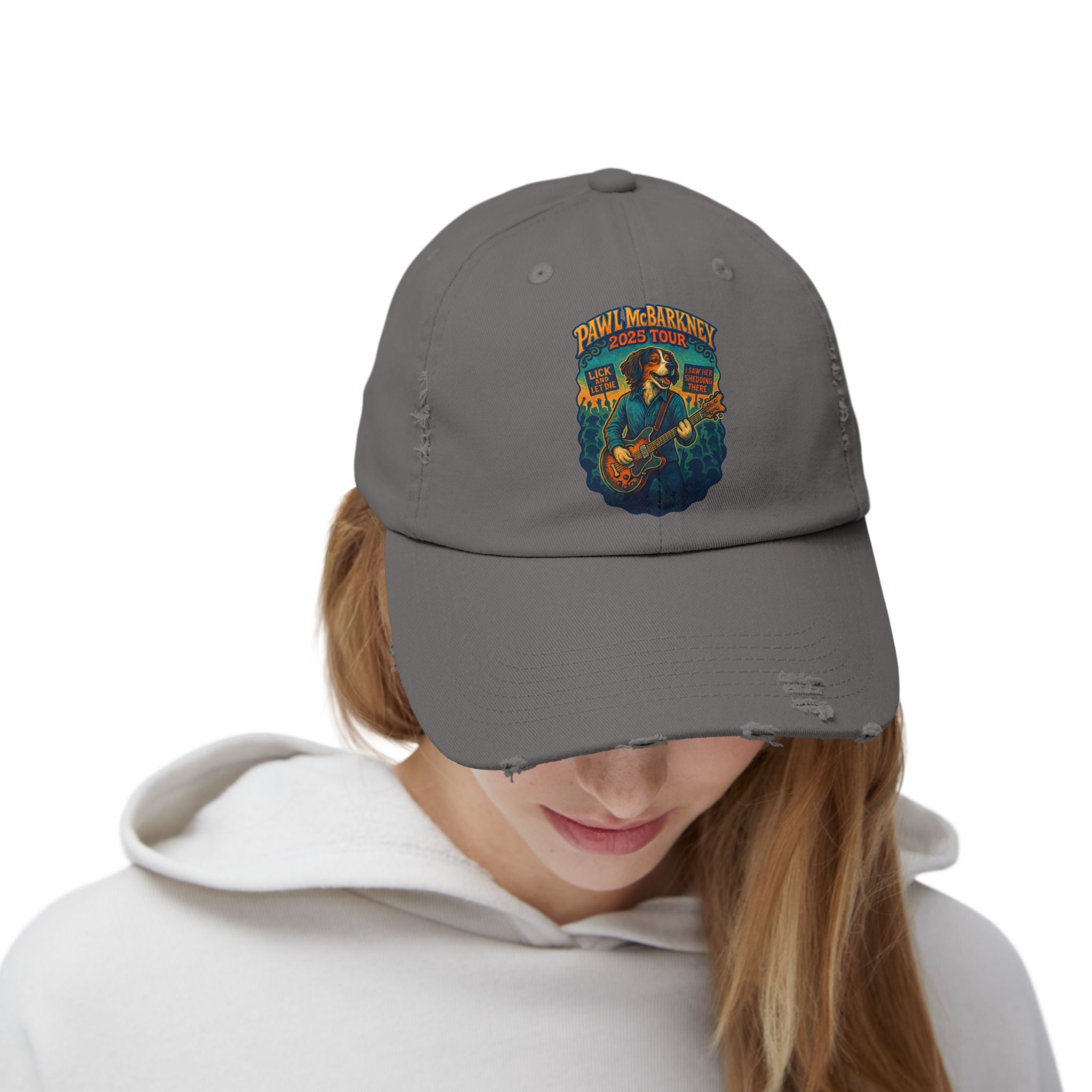 Pawl McBarkney Tour Hat -- Paul McCartney 2025 Tour Merchandise Dog Parody Hat
