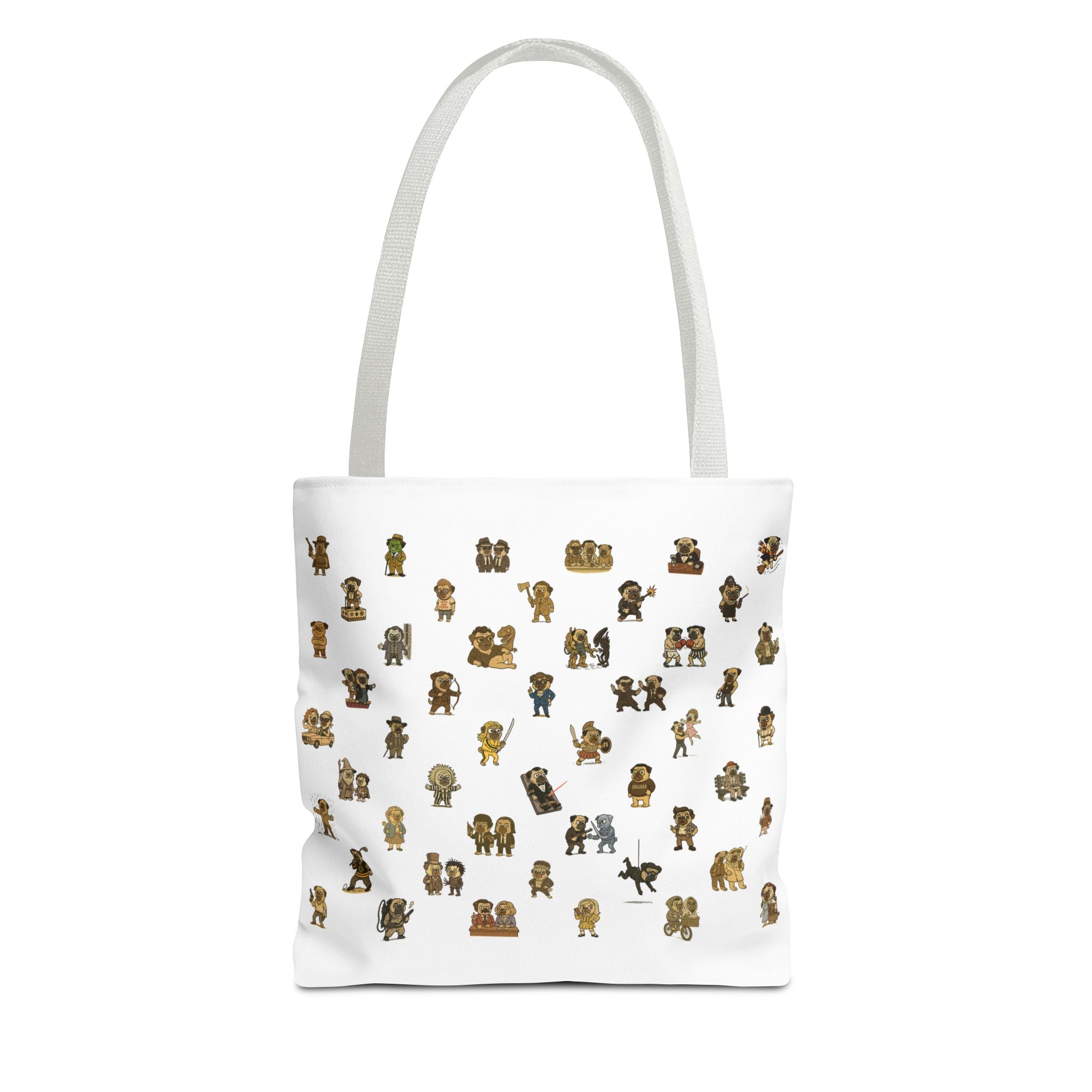 Movie Pugs Tote Bag – Hilarious Bag for Dog Lovers and Cinema Fans