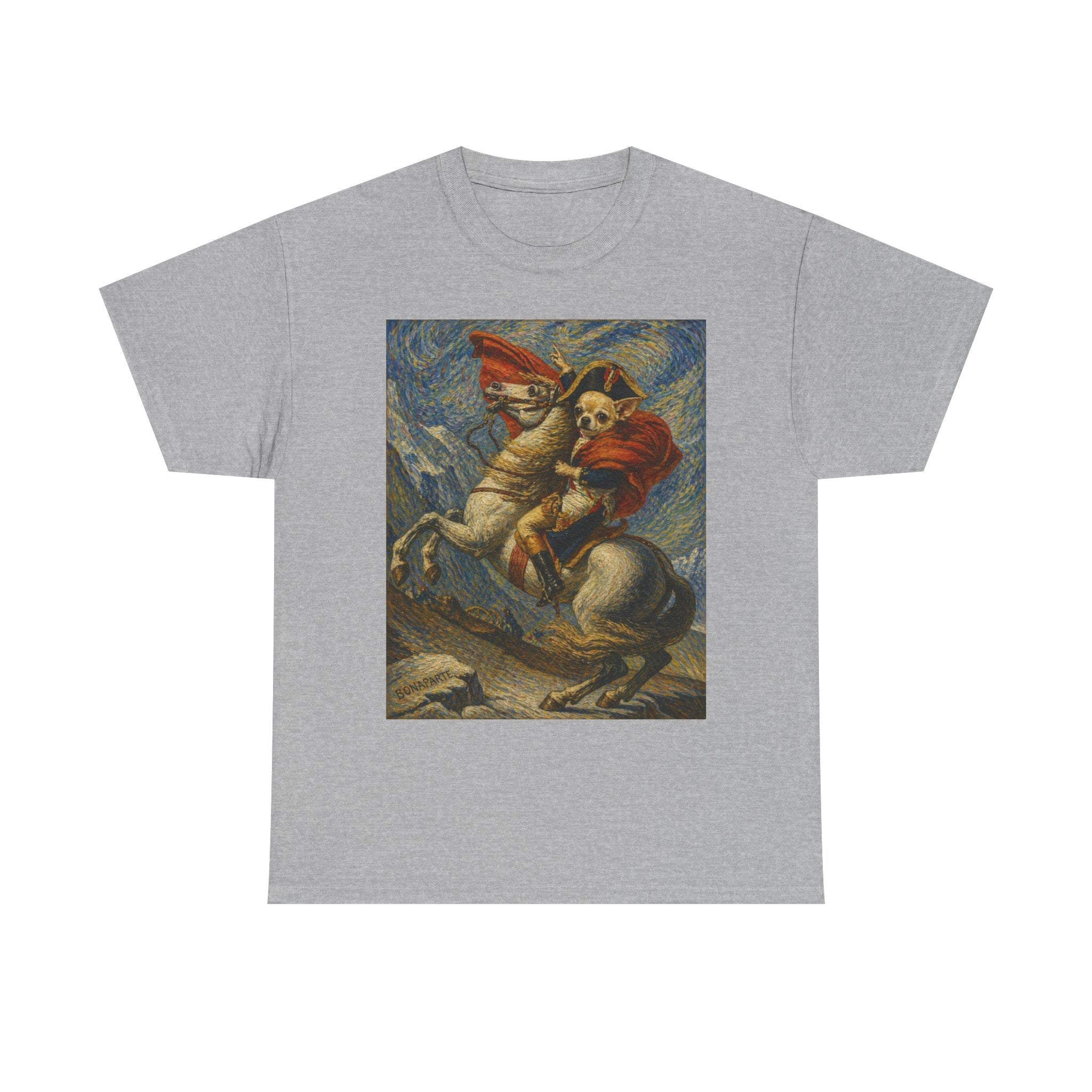 Na-pawlean Crosses the Alps -- Funny Shirt for Dog and Art Lovers