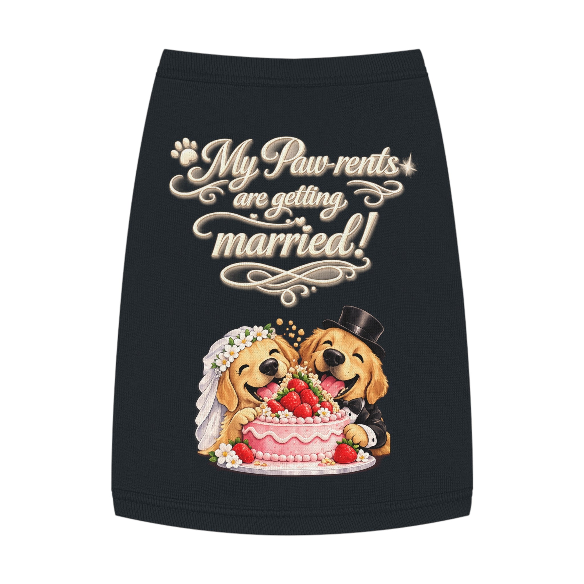 Engagement Gift for Dog Lovers -- My Pawrents Are Getting Married Dog Shirt Wedding Gift (Lab/Golden Retriever)