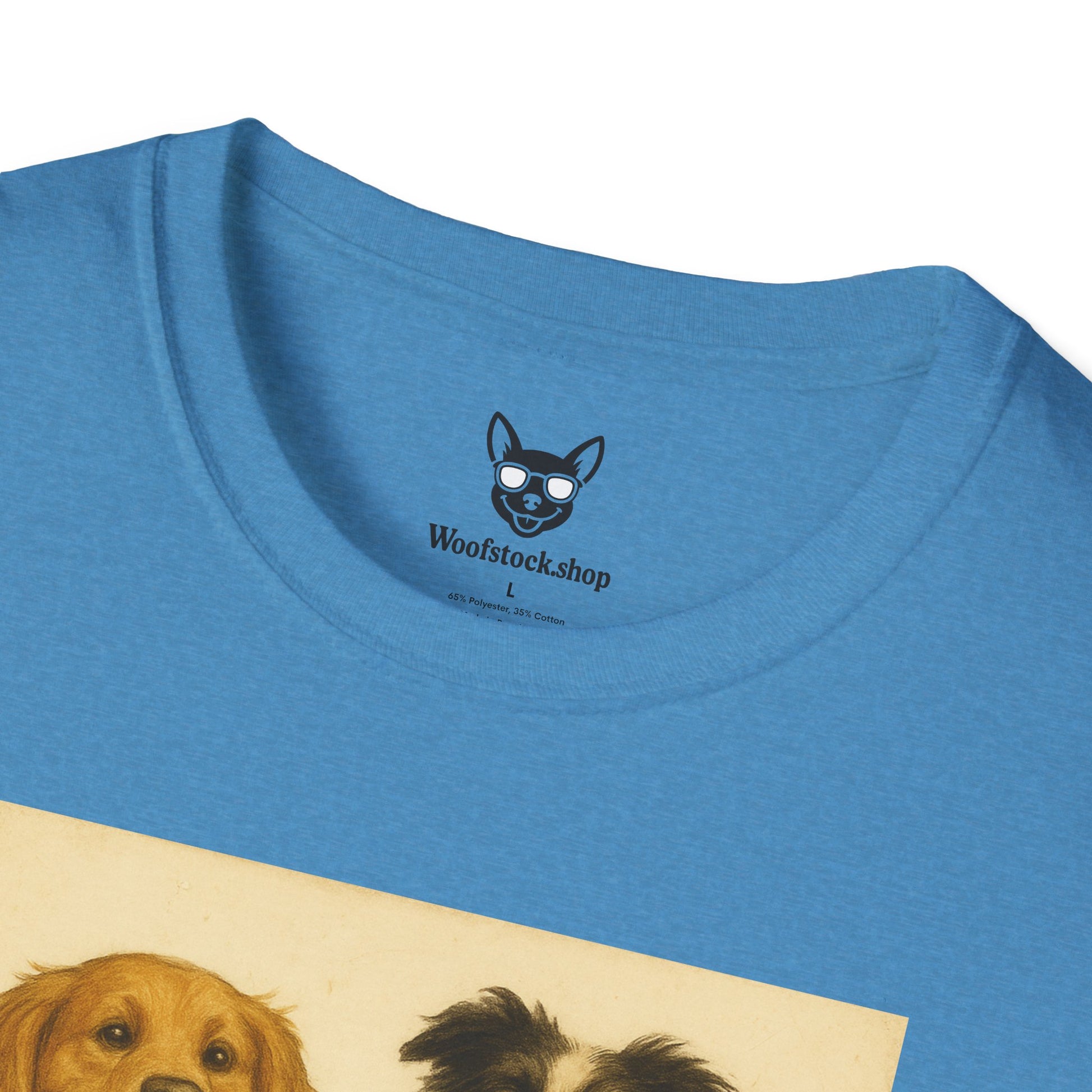 American Pie Movie Poster Dog Parody Unisex Softstyle T-Shirt -- Funny Dog Movie Tee for Film and Dog Lovers