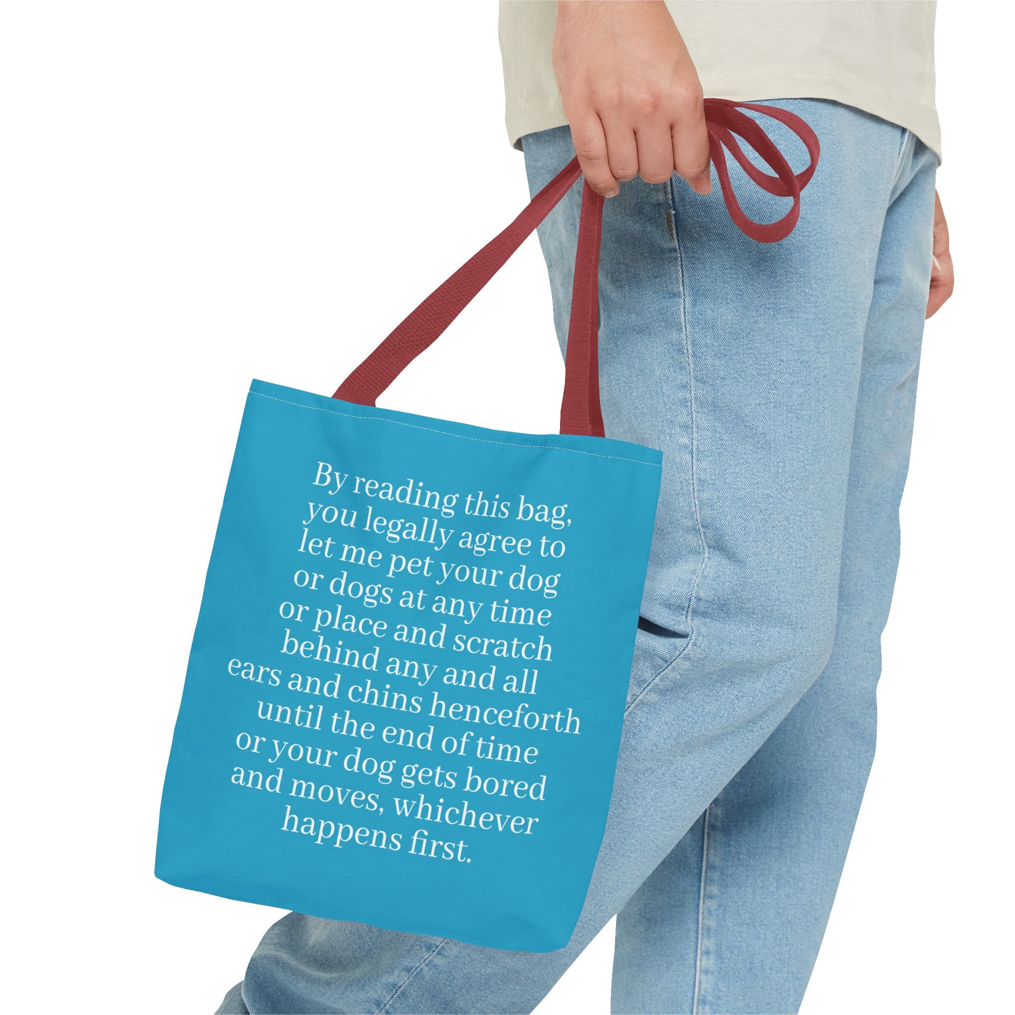 Funny Legal Dog Lover Tote Bag — Great Gift for Canine Fans and Friends
