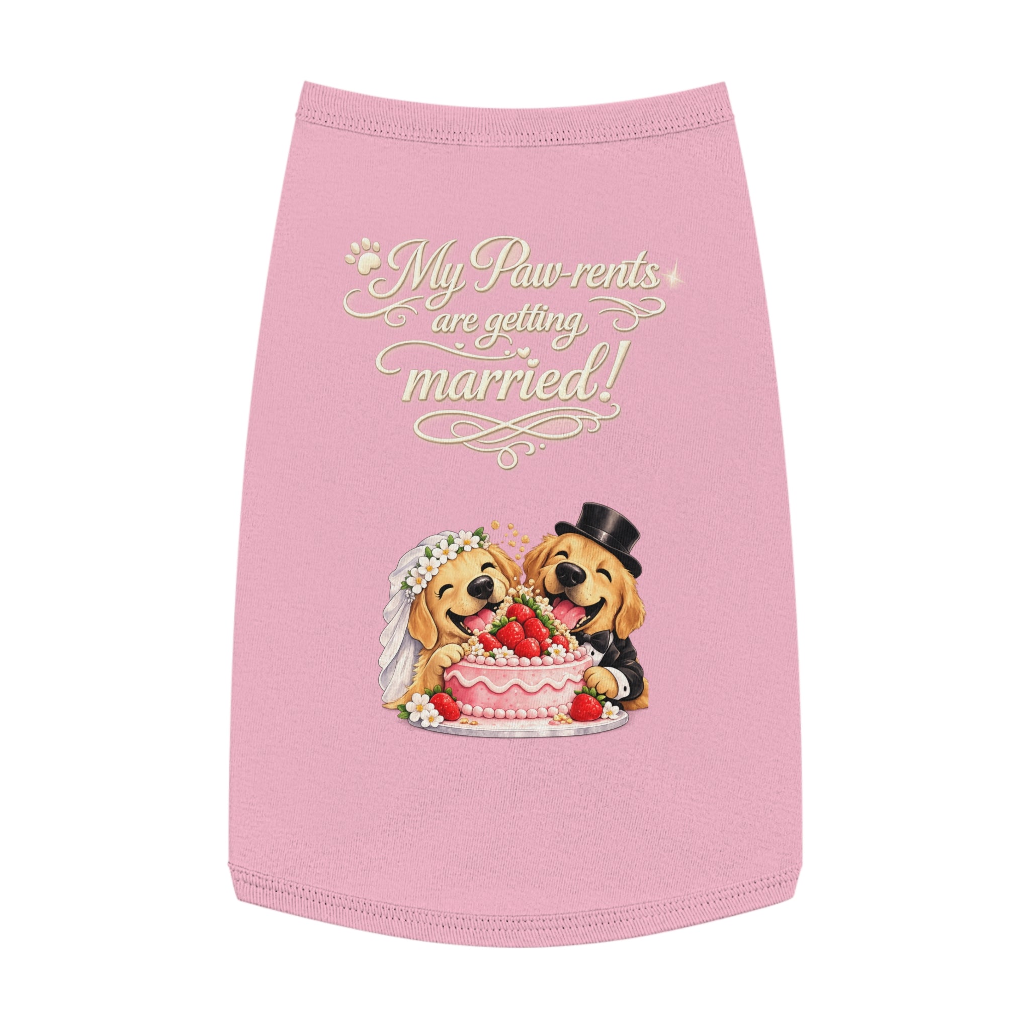 Engagement Gift for Dog Lovers -- My Pawrents Are Getting Married Dog Shirt Wedding Gift (Lab/Golden Retriever)