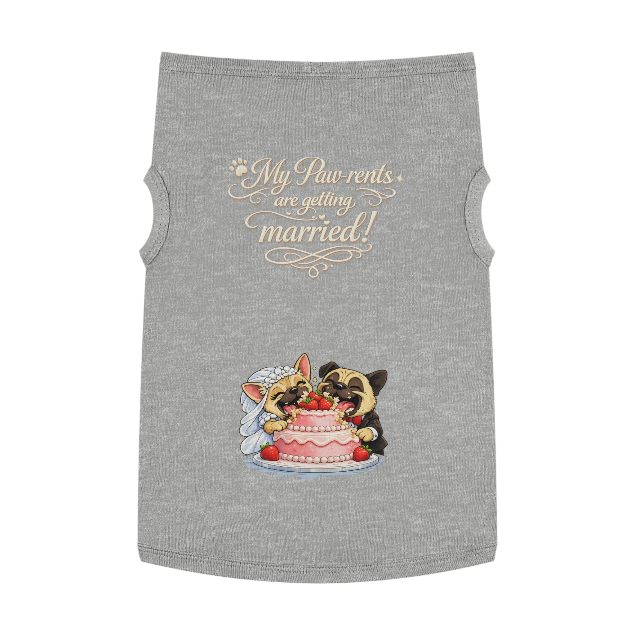Engagement Gift for Dog Lovers -- My Pawrents Are Getting Married Dog Shirt Wedding Gift (Pug)