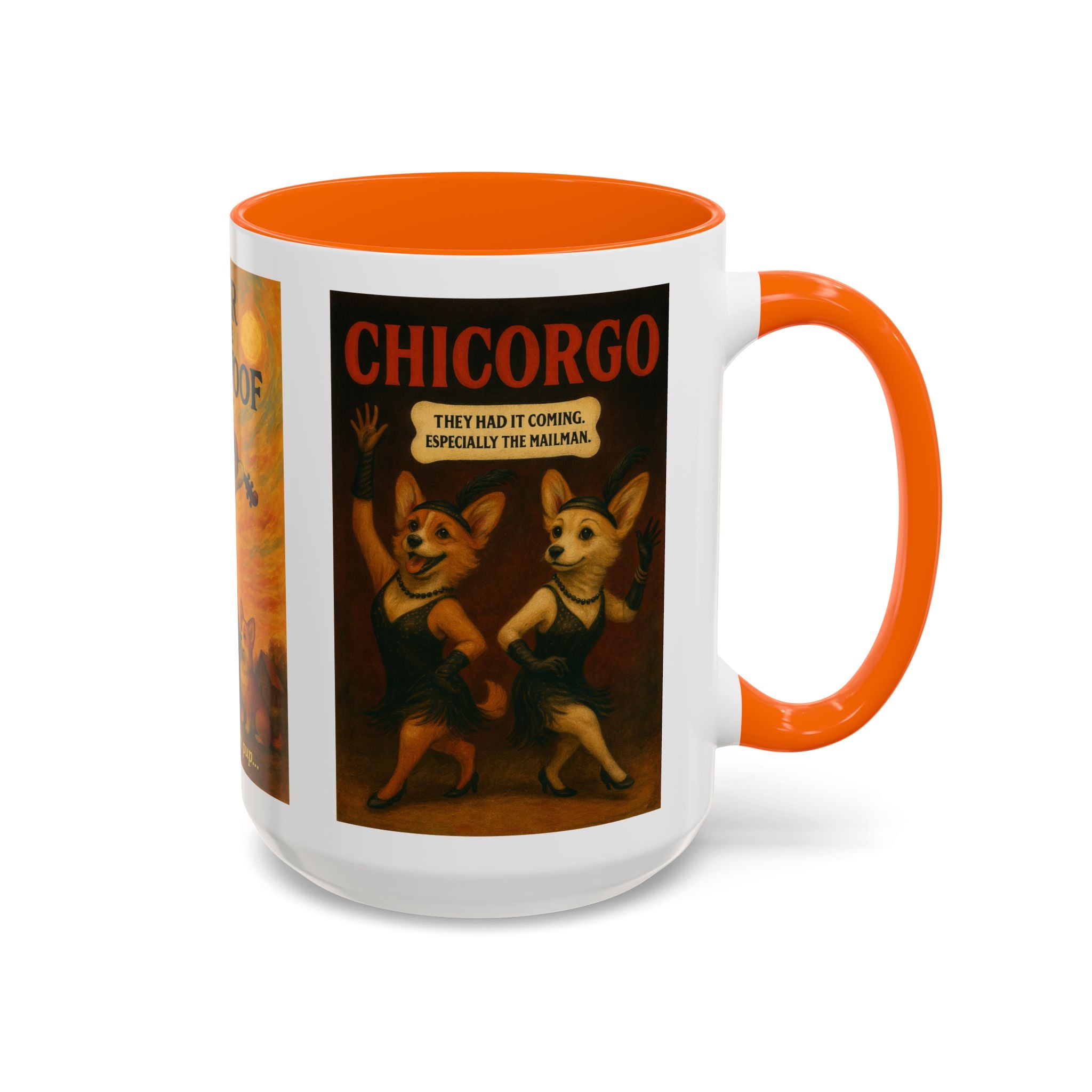Broadway Dog Parody Mug – Funny Chicago, Fiddler & A Chorus Line Musical Gift