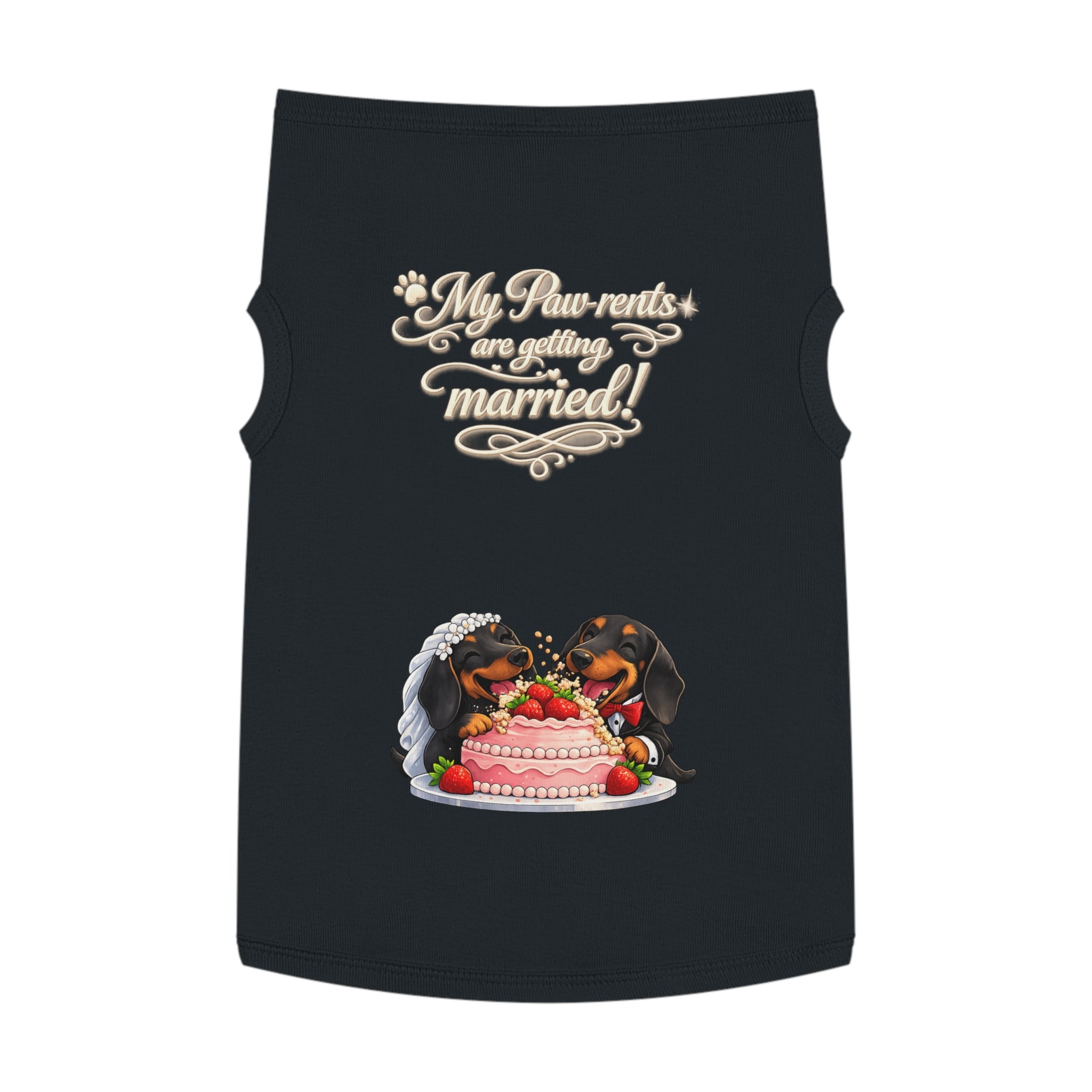 Engagement Gift for Dog Lovers -- My Pawrents Are Getting Married Dog Shirt Wedding Gift (Dachshund)
