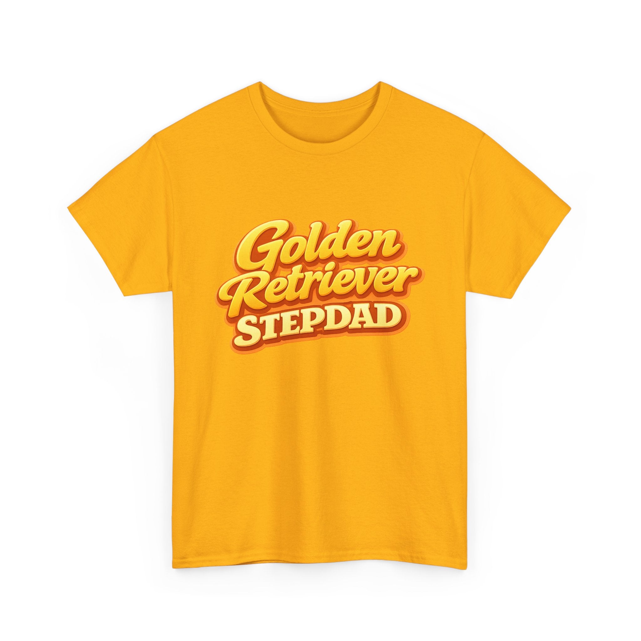 Golden Retriever Stepdad T-Shirt — Funny Shirt for Dog Lovers