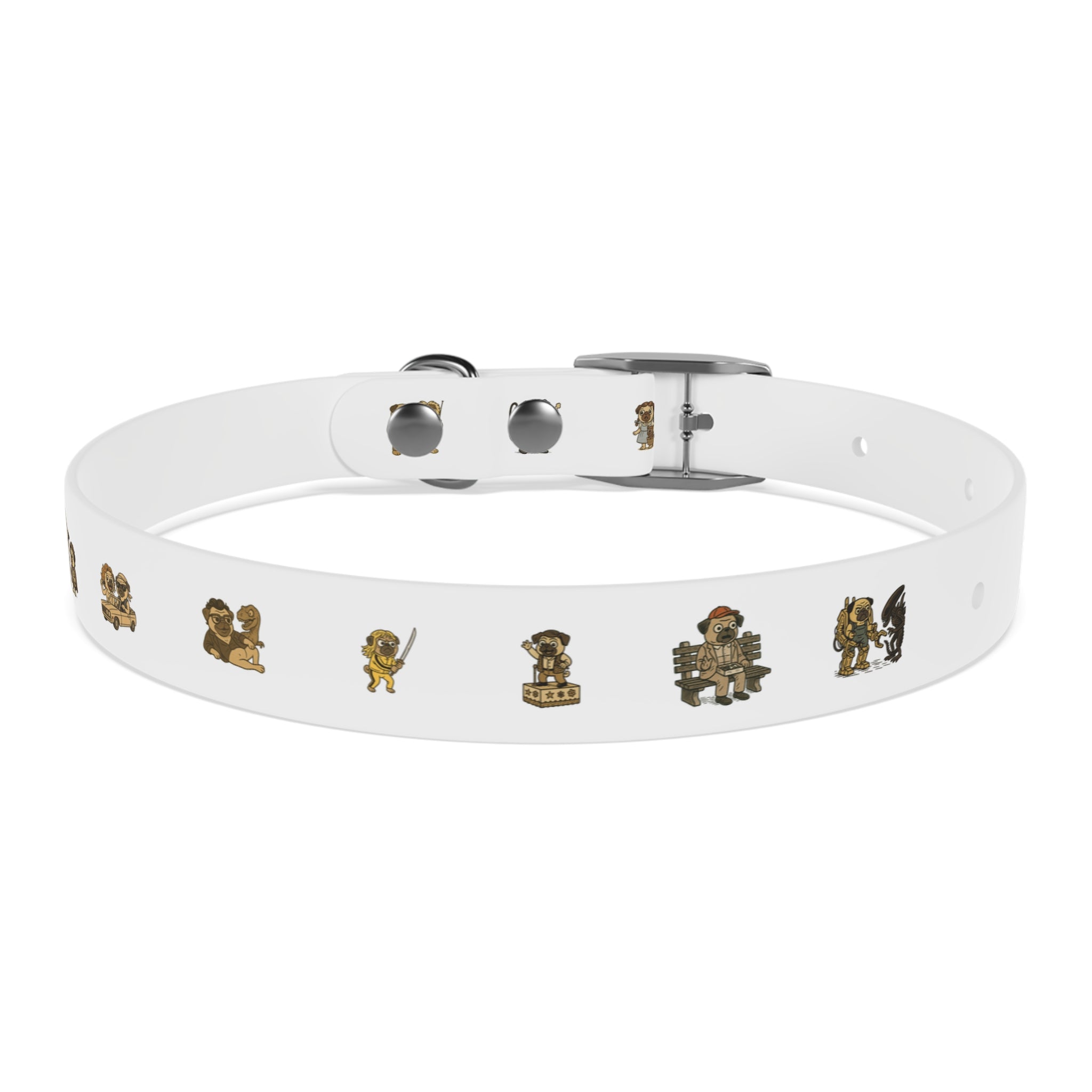 Movie Pugs Dog Collar – Funny Film-Inspired Pet Accessory for Pug Lovers