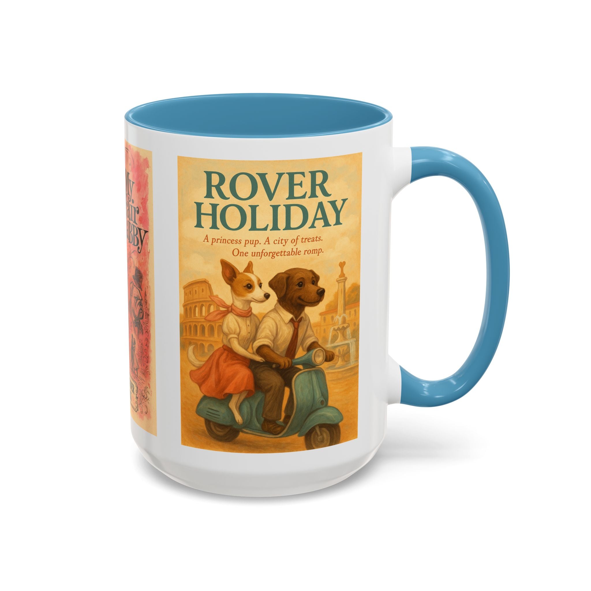 Audrey Hepburn Dog Parody Mug – Funny Gift for Classic Movie Lovers