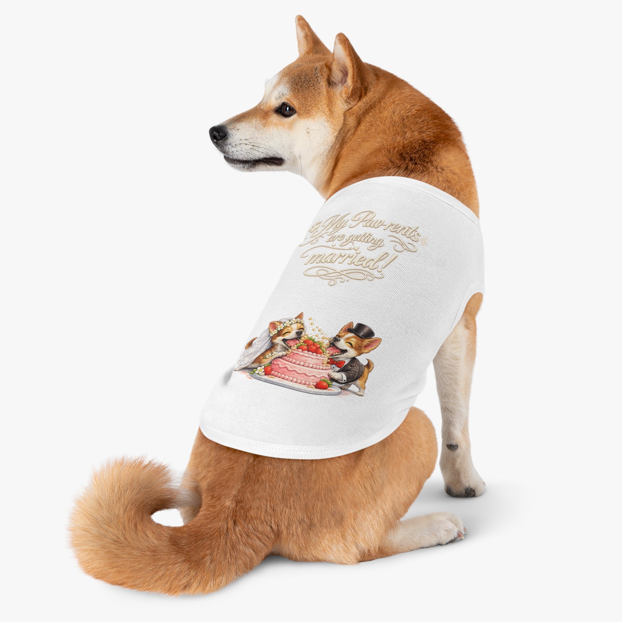 Copy of Engagement Gift for Dog Lovers -- My Pawrents Are Getting Married Dog Shirt Wedding Gift (Chihuahua)