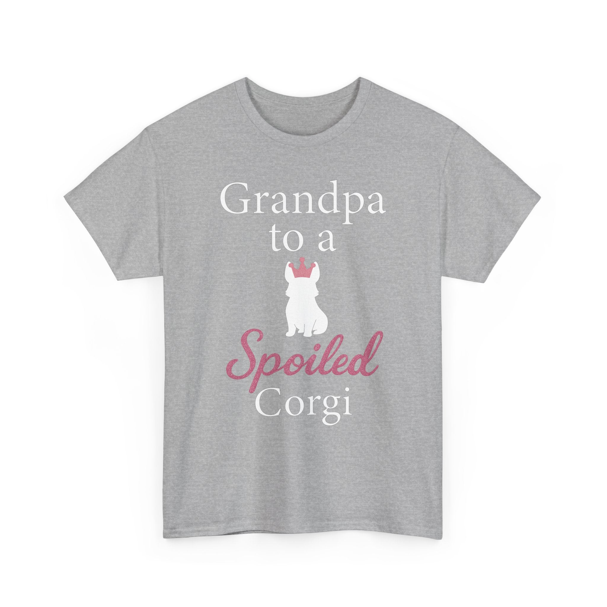 Grandpa to a Spoiled Corgi T-Shirt — Funny Shirt for Dog Lovers