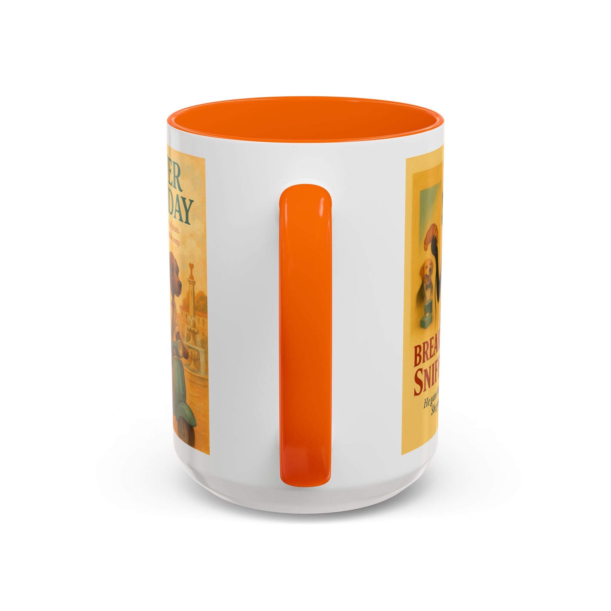 Audrey Hepburn Dog Parody Mug – Funny Gift for Classic Movie Lovers