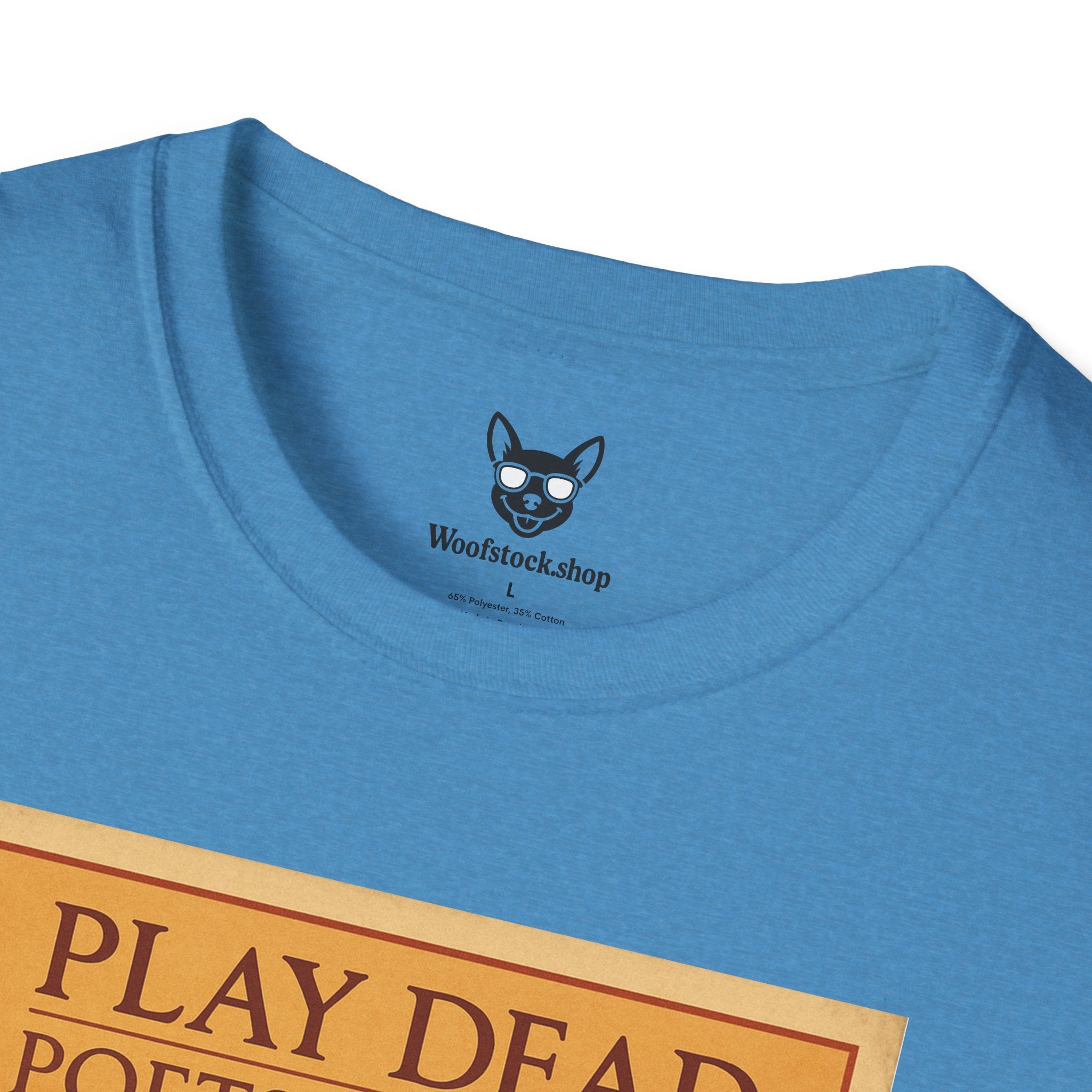Dead Poets Society Poster Dog Parody Unisex Softstyle T-Shirt -- Funny Movie Tee for Movie and Dog Lovers