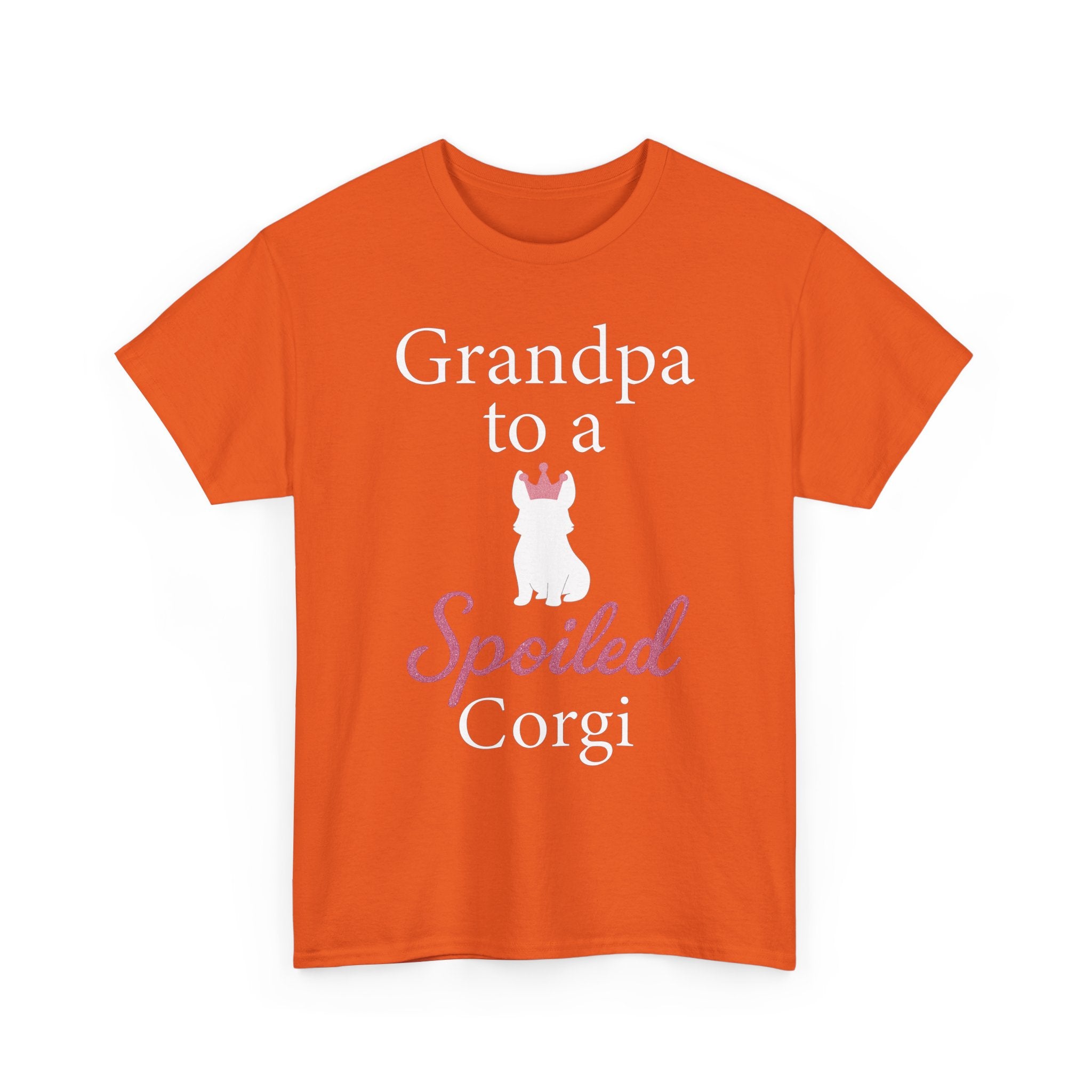Grandpa to a Spoiled Corgi T-Shirt — Funny Shirt for Dog Lovers