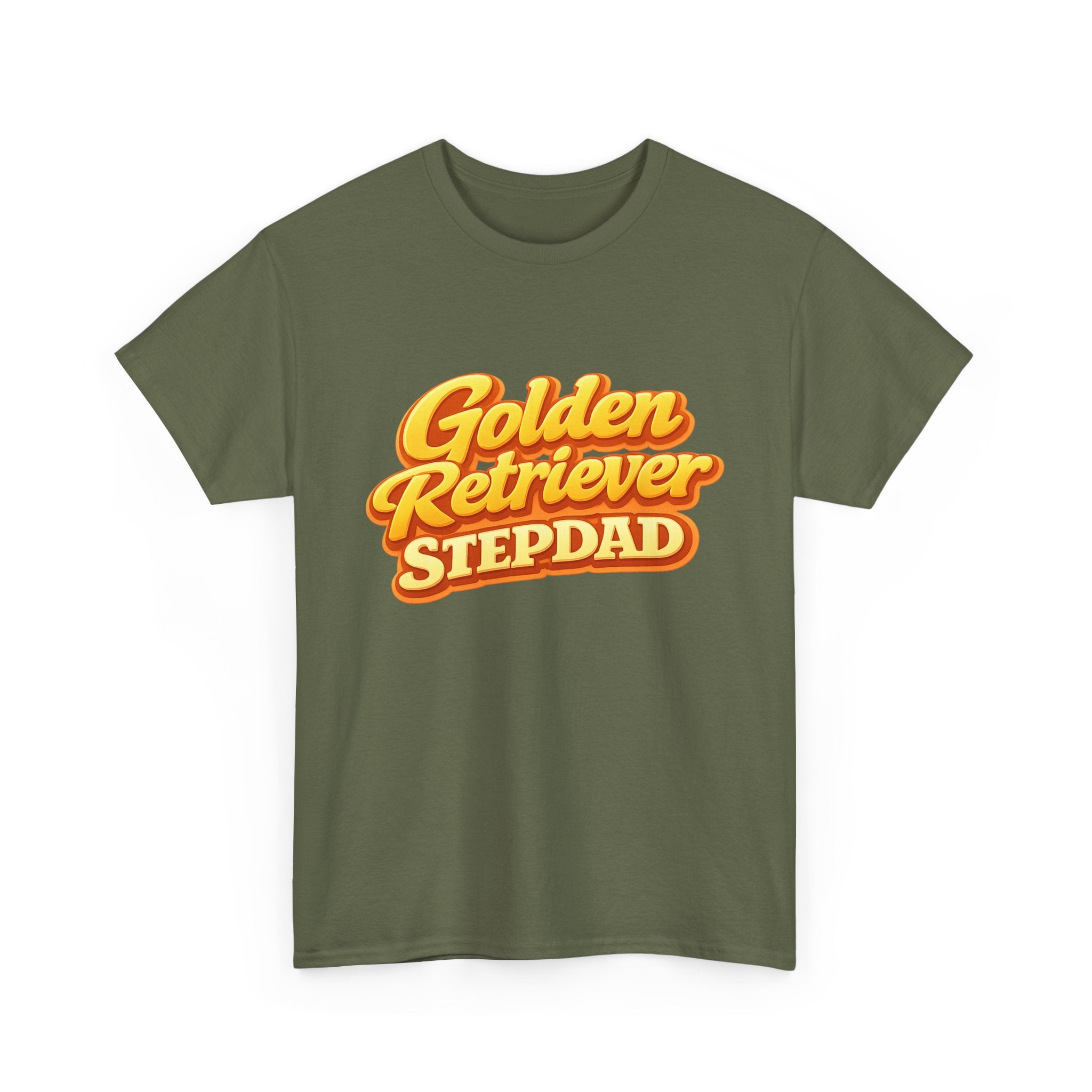 Golden Retriever Stepdad T-Shirt — Funny Shirt for Dog Lovers