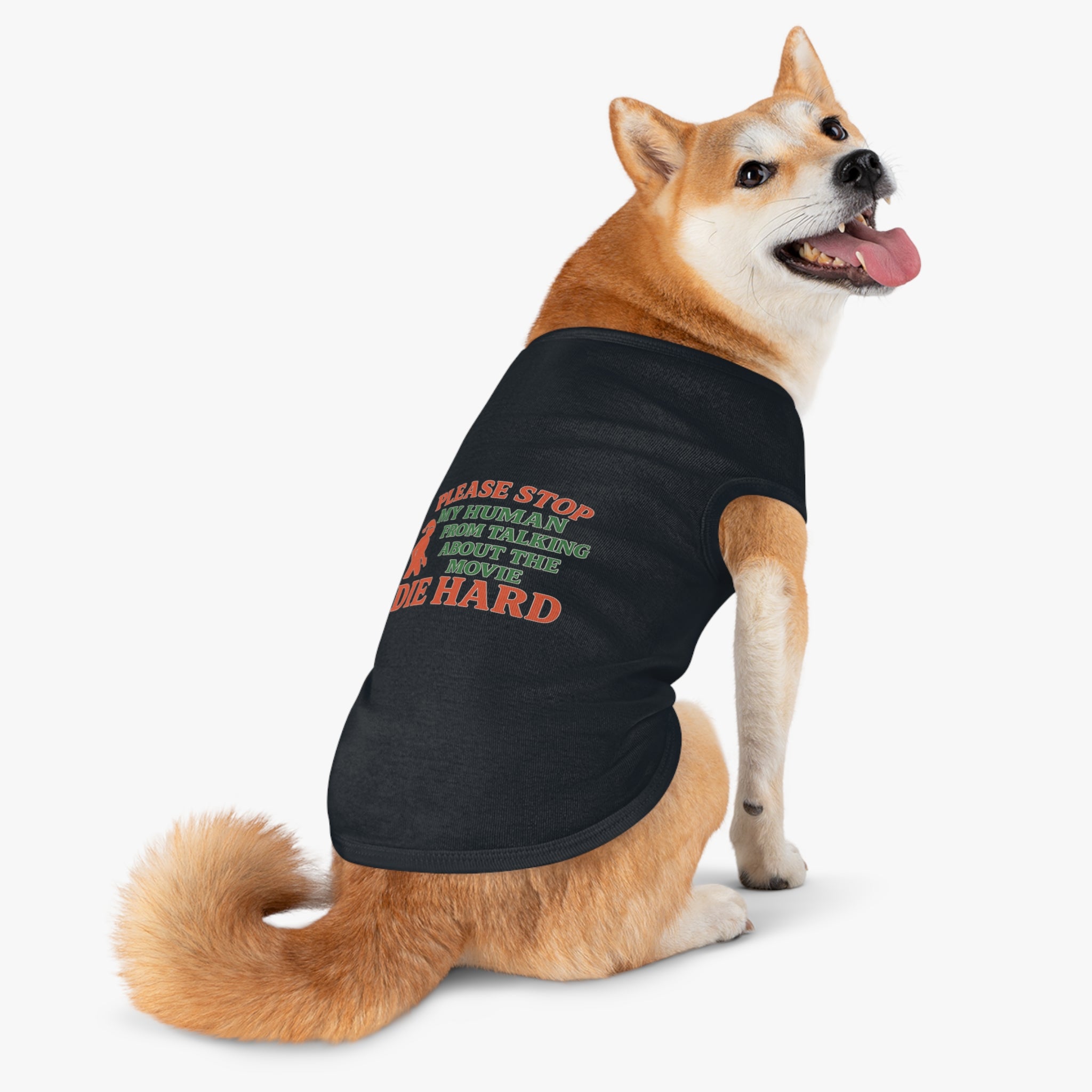 Die Hard Dog Tank Top -- Funny Christmas Apparel for Dogs