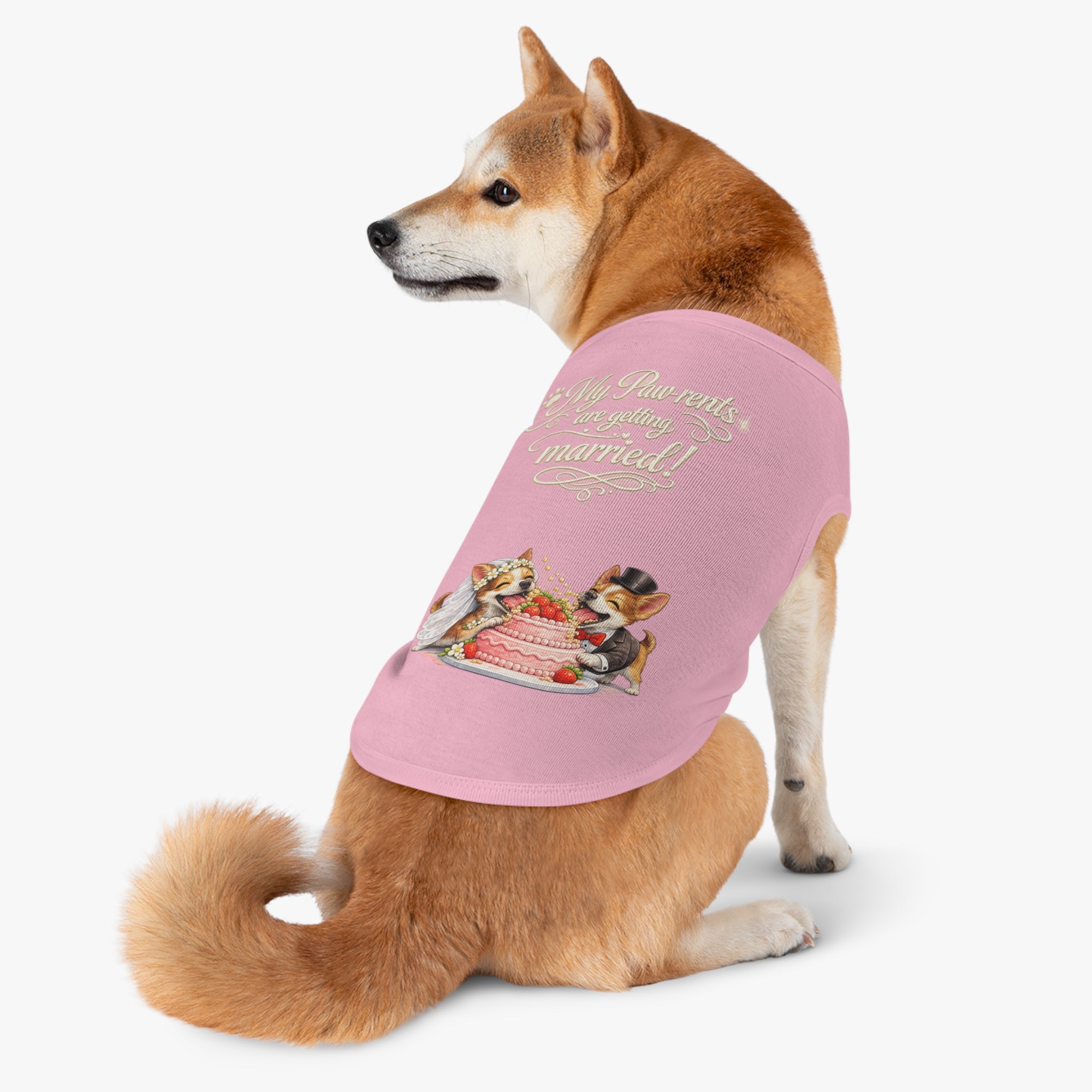 Copy of Engagement Gift for Dog Lovers -- My Pawrents Are Getting Married Dog Shirt Wedding Gift (Chihuahua)
