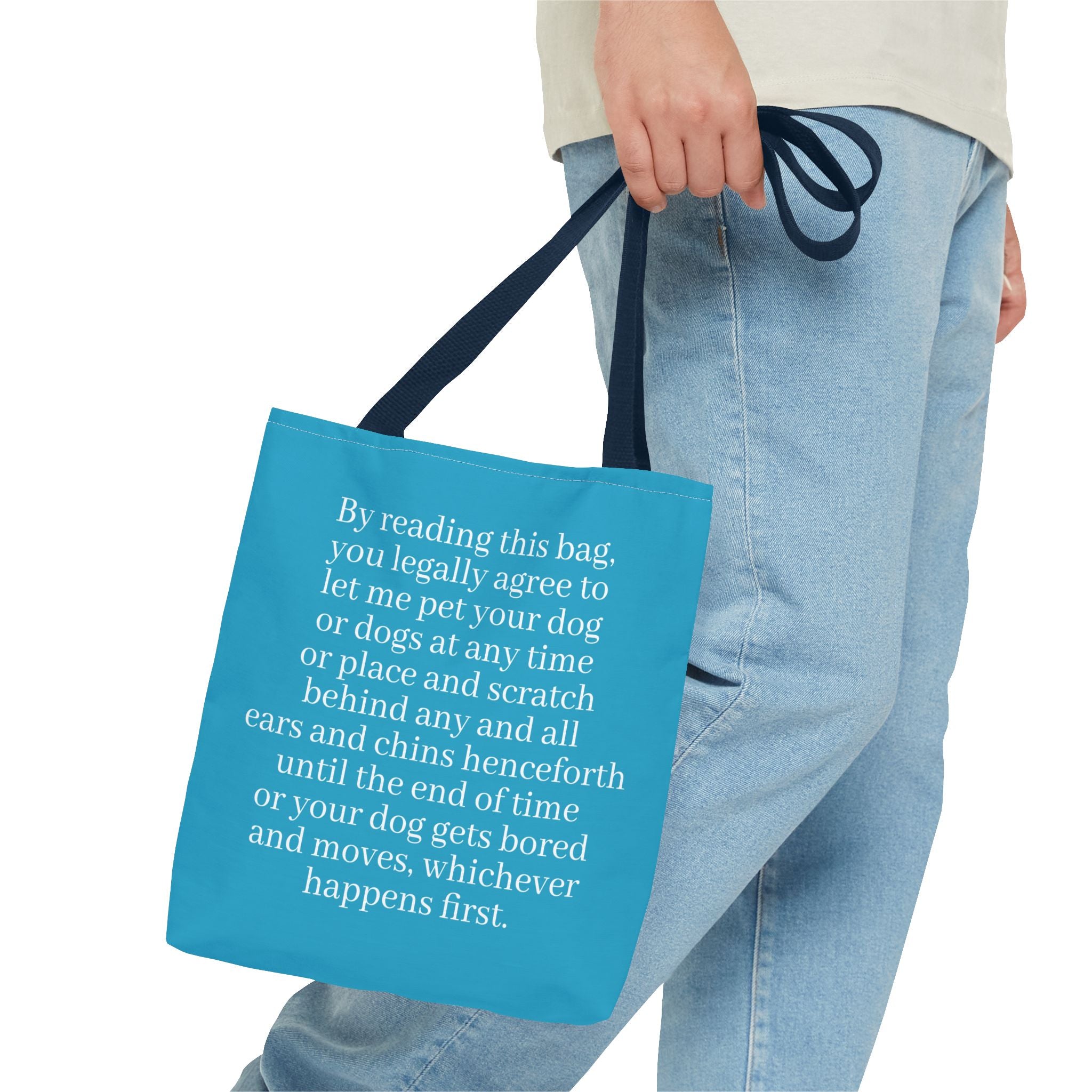 Funny Legal Dog Lover Tote Bag — Great Gift for Canine Fans and Friends