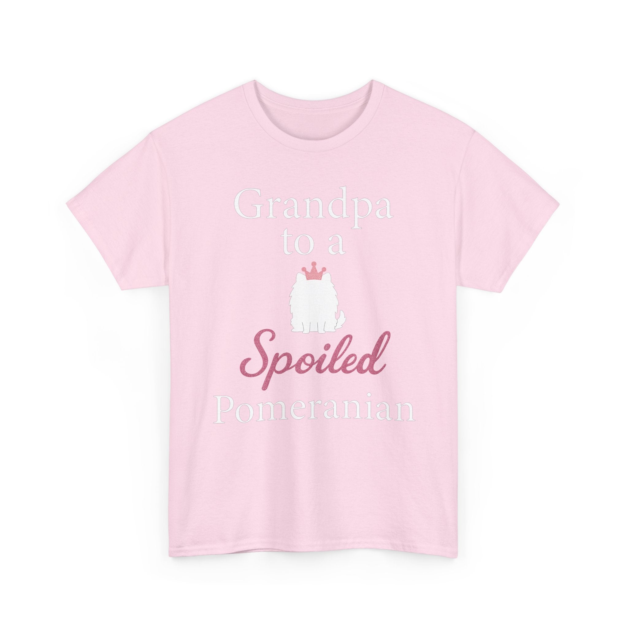 Grandpa to a Spoiled Pomeranian T-Shirt — Funny Shirt for Dog Lovers