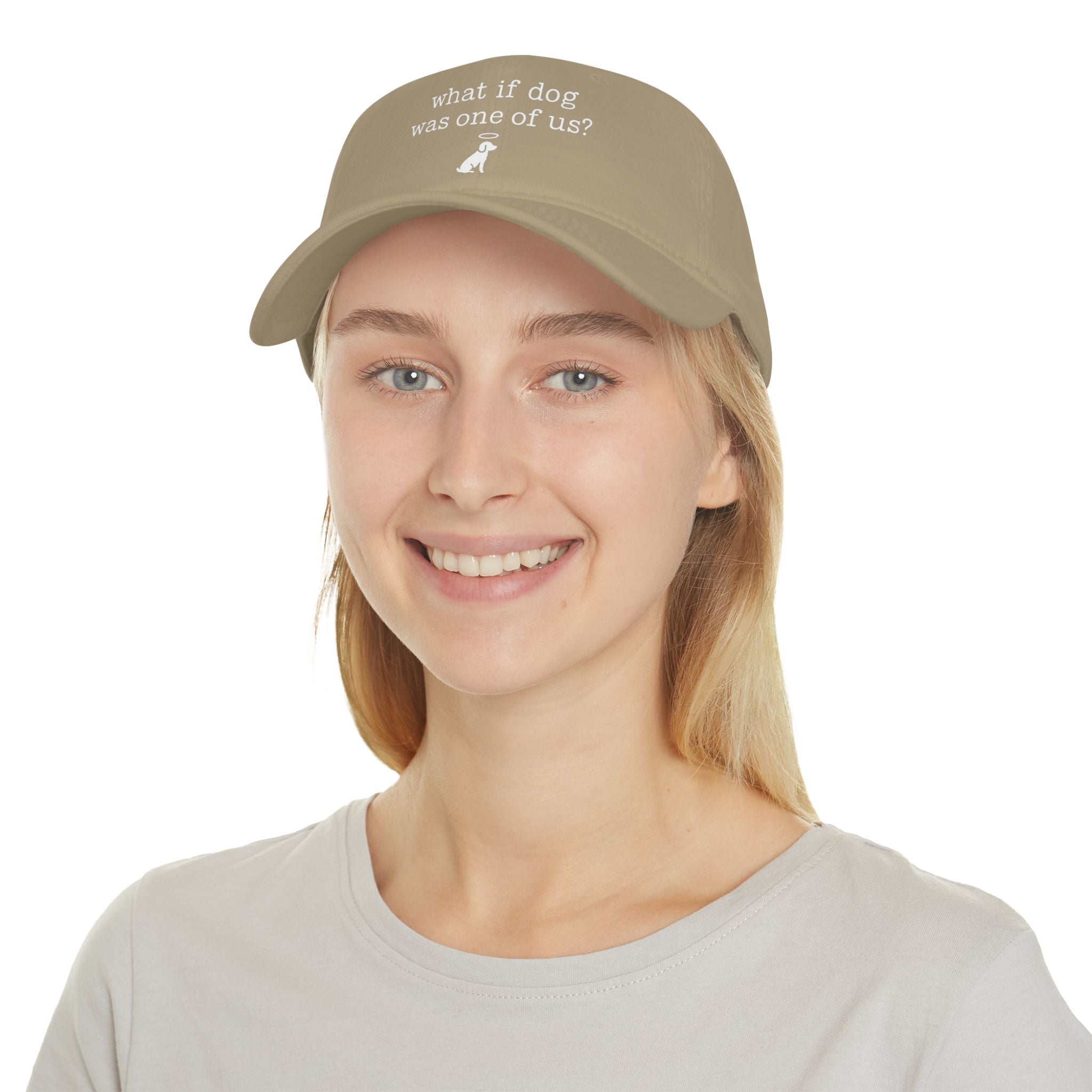 What If Dog Was One Of Us Low Profile Baseball Cap