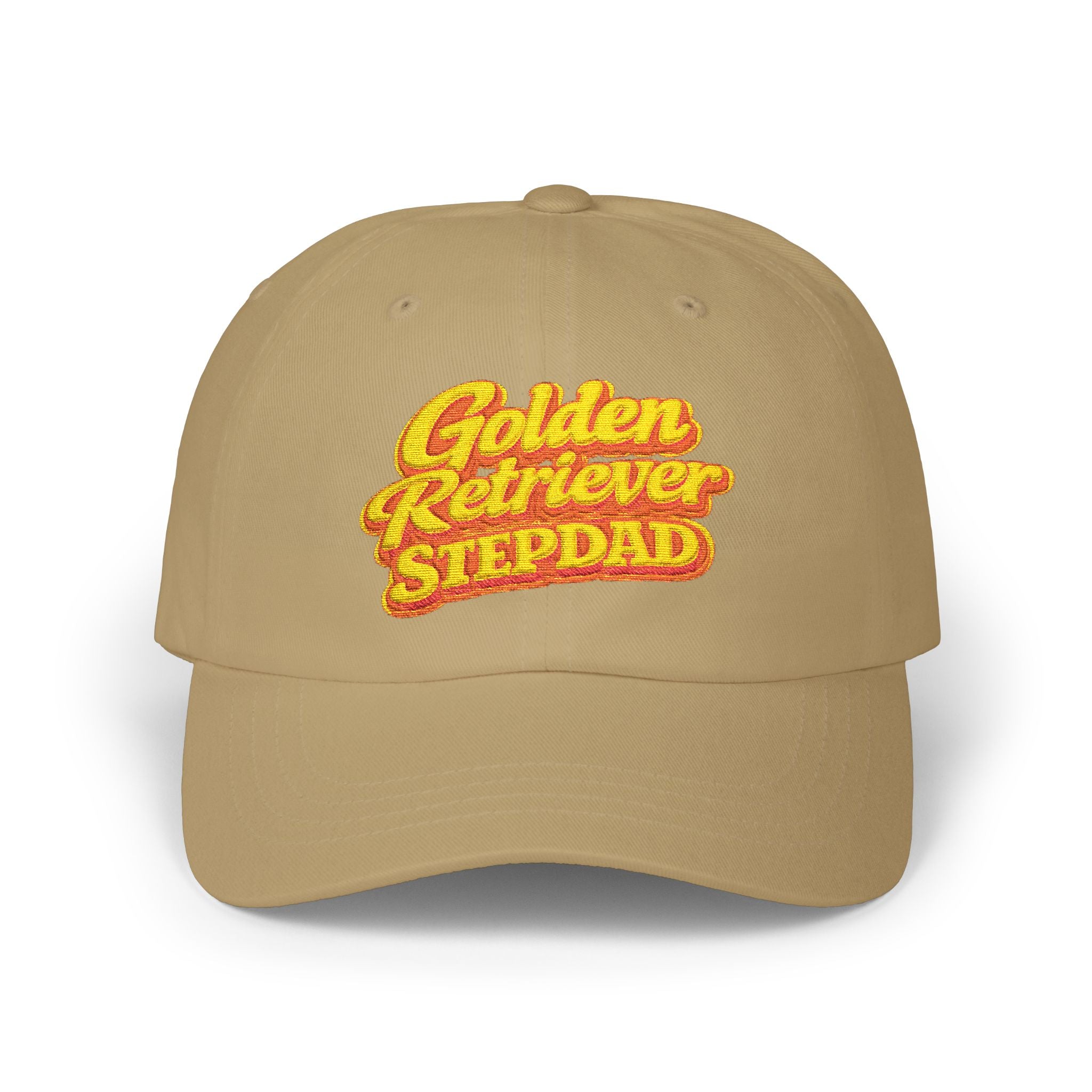Golden Retriever Stepdad Dad Cap — Embroidered Baseball Hat for Pug Lovers