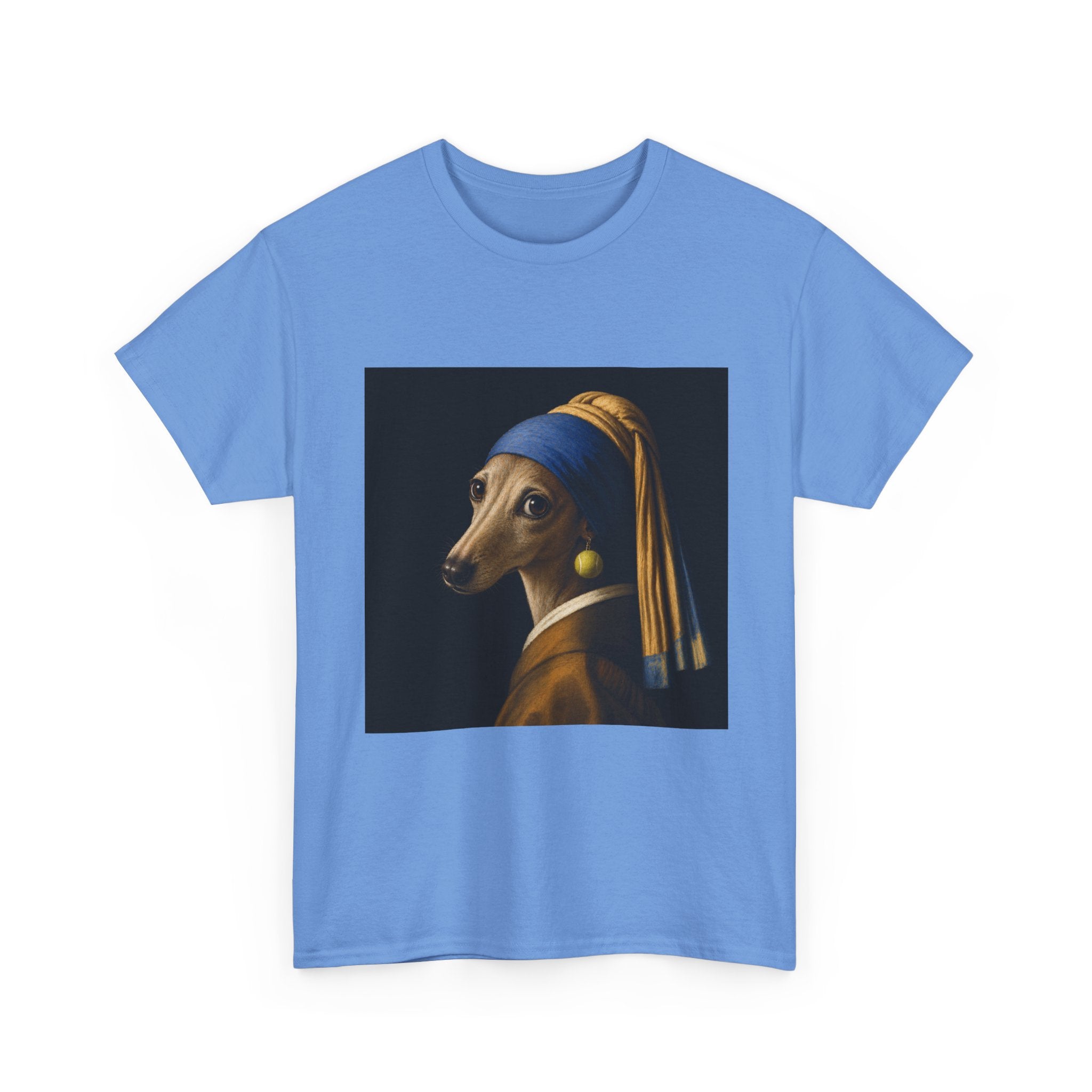 The Girl With the Fuzzy Earring -- Funny Shirt for Dog and Art Lovers