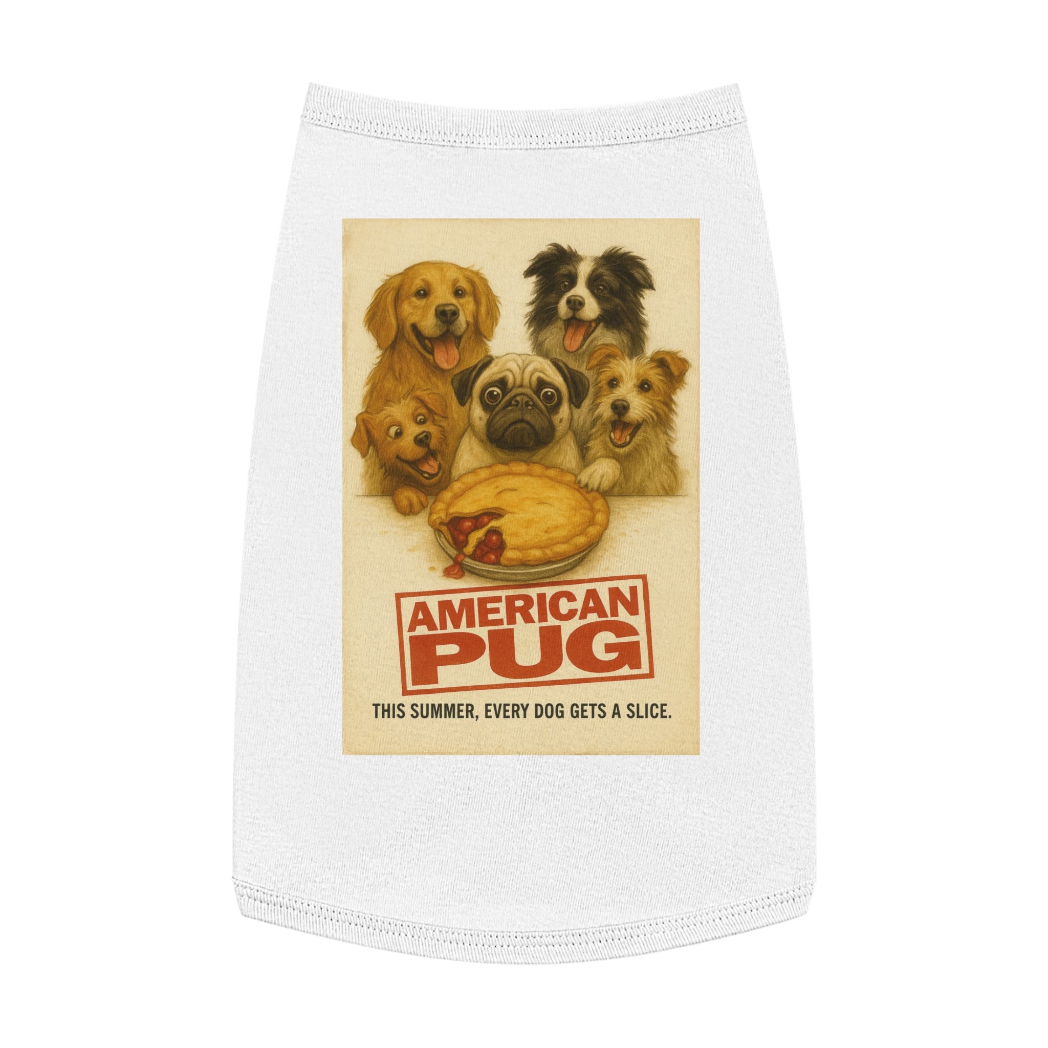 American Pug Pet Tank Top-- Funny Parody Shirt for Dog Lovers