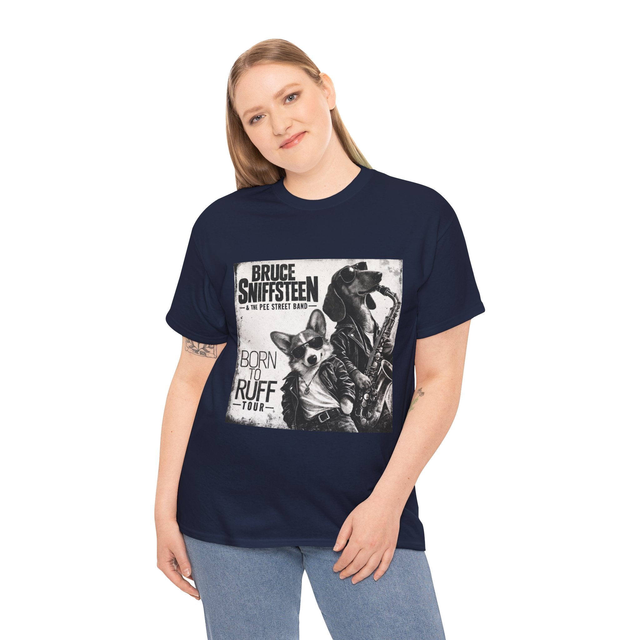 Bruce Sniffsteen & the Pee Street Band Shirt -- Funny Bruce Springsteen 2026 Tour Shirt Parody