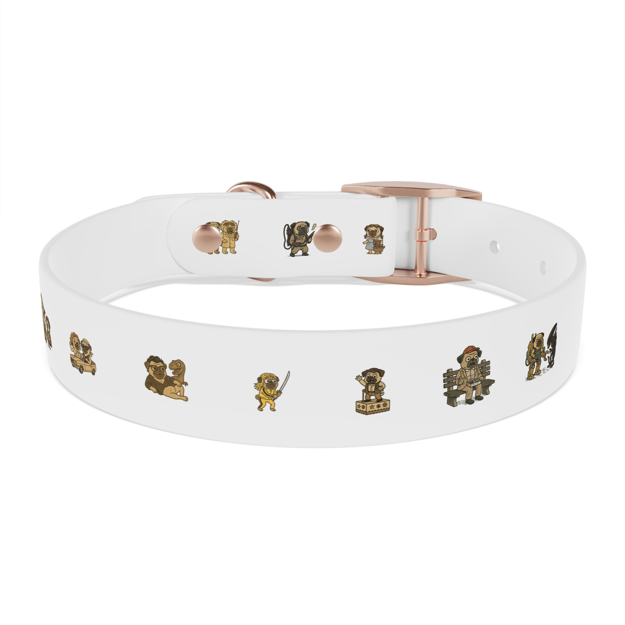 Movie Pugs Dog Collar – Funny Film-Inspired Pet Accessory for Pug Lovers