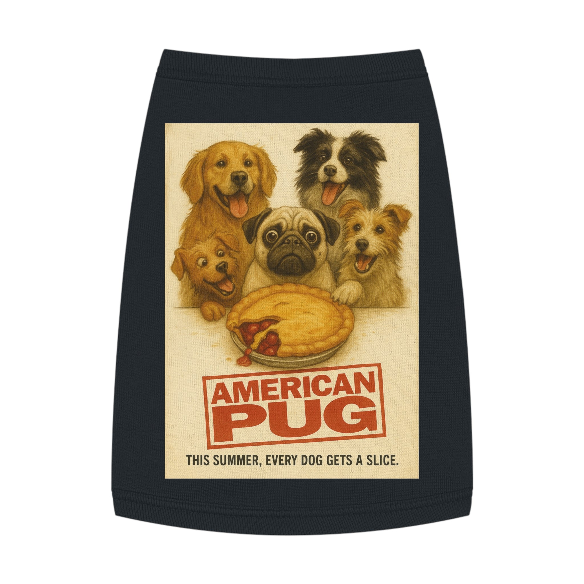 American Pug Pet Tank Top-- Funny Parody Shirt for Dog Lovers