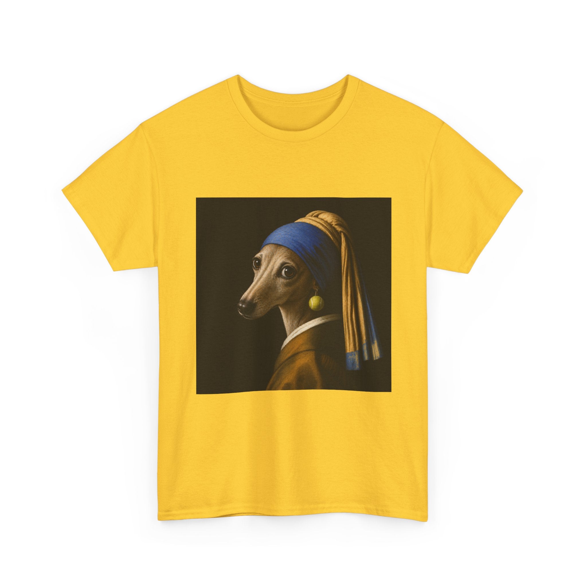 The Girl With the Fuzzy Earring -- Funny Shirt for Dog and Art Lovers