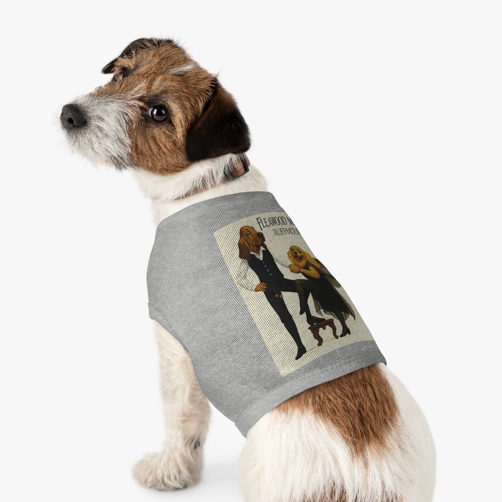 Fleetwoof Mac Ruffmours Pet Tank Top -- Funny Fleetwood Mac Parody Shirt for Dog Lovers
